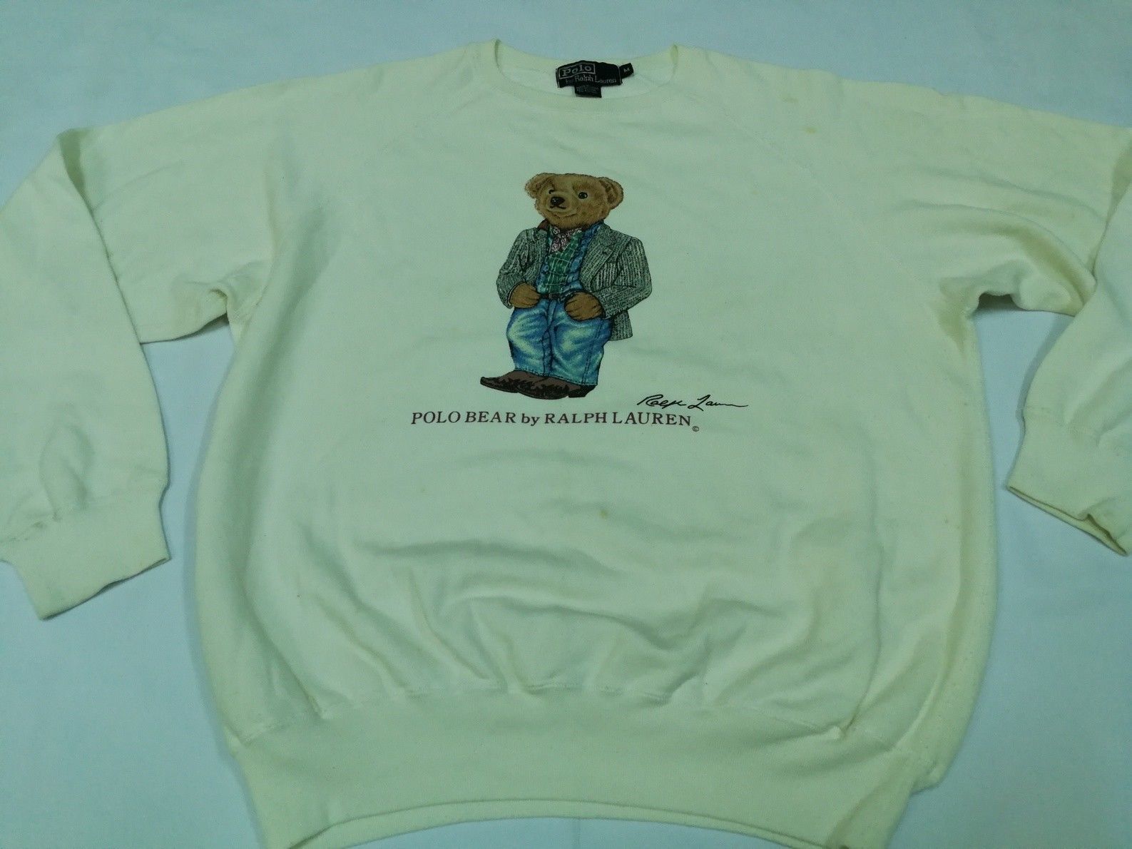 Polo Ralph Lauren 90s POLO BEAR RALPH LAUREN SWEATSHIRT Streetwear Size US M / EU 48-50 / 2 - 1 Thumbnail