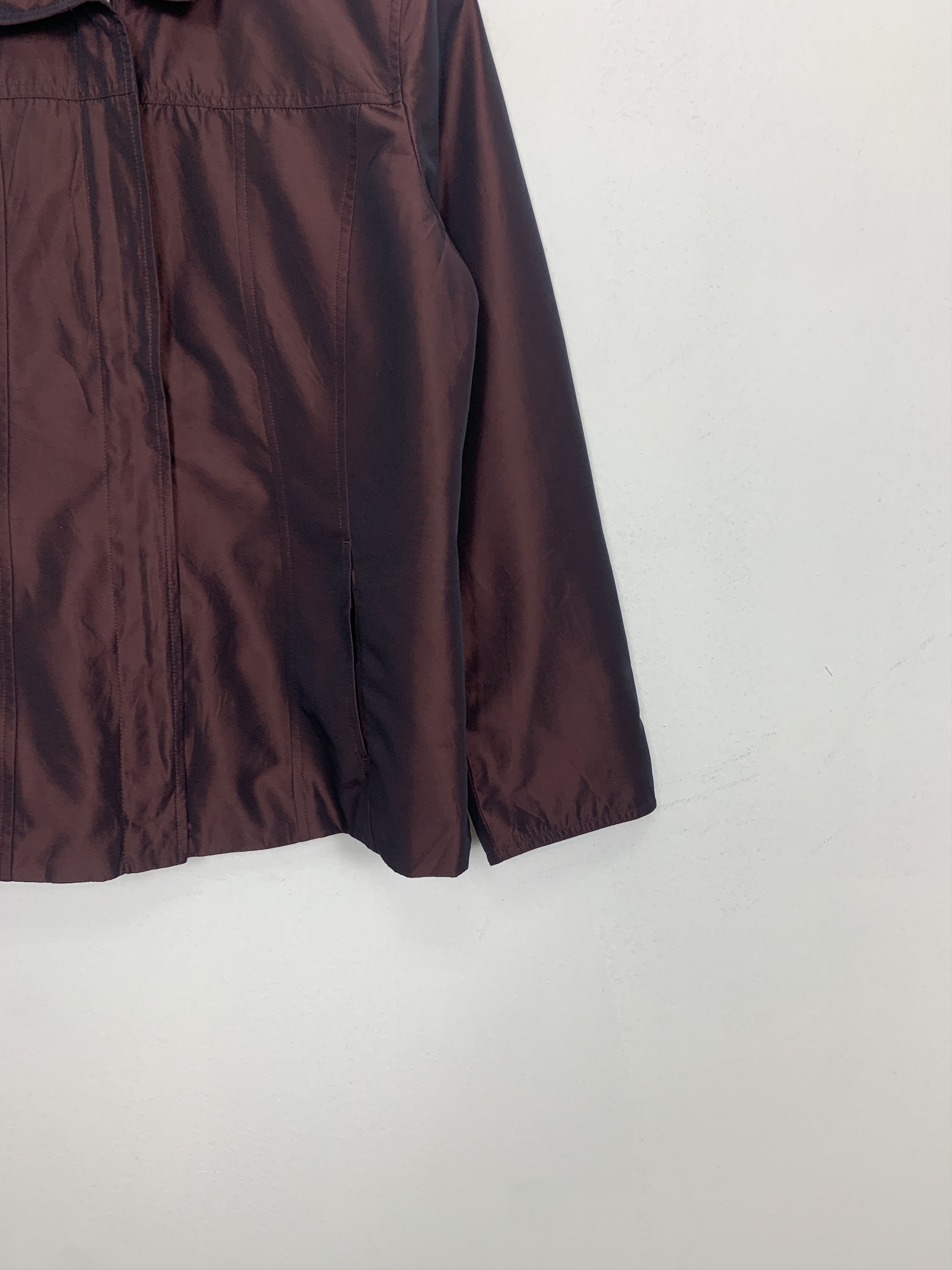 Japanese Brand × Vintage Vintage VERSARE Zip Up Collar Jacket Size S / US 4 / IT 40 - 4 Thumbnail