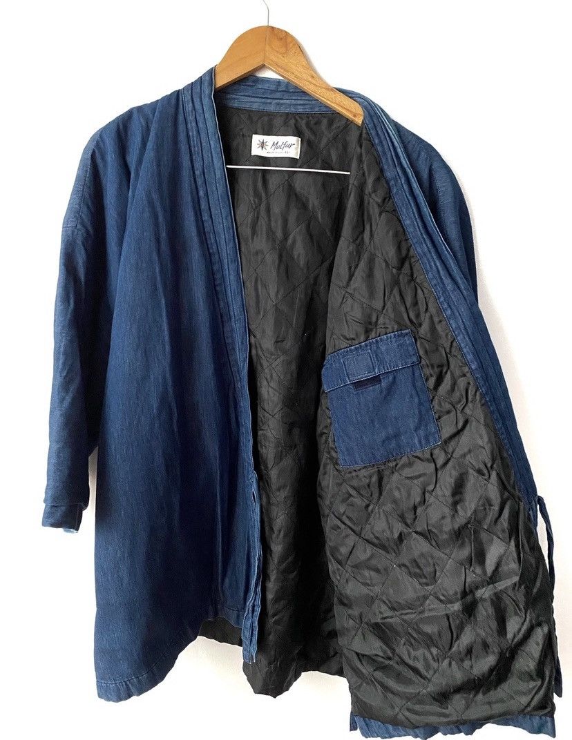 Japanese Brand 🇯🇵Malfur Narogi Kimono design Jacket oversized Size US XL / EU 56 / 4 - 2 Thumbnail