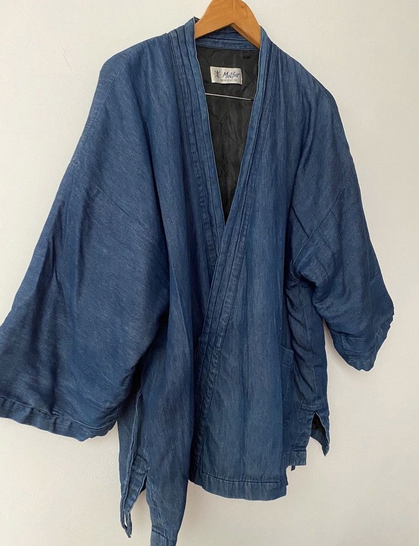 Japanese Brand 🇯🇵Malfur Narogi Kimono design Jacket oversized Size US XL / EU 56 / 4 - 5 Thumbnail