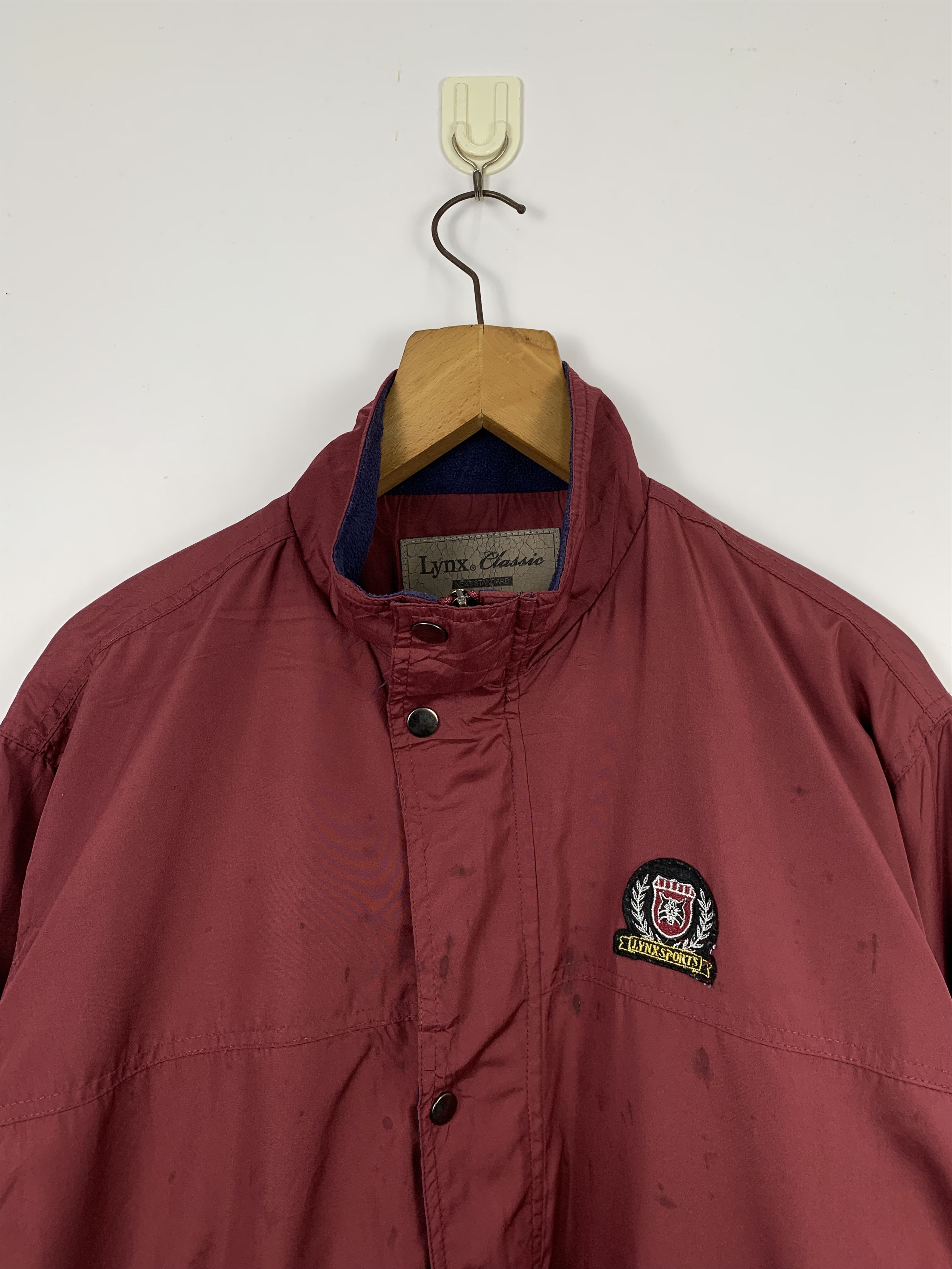 Japanese Brand Vintage LYNX Zip UP Windbreaker Jacket Size US M / EU 48-50 / 2 - 2 Thumbnail