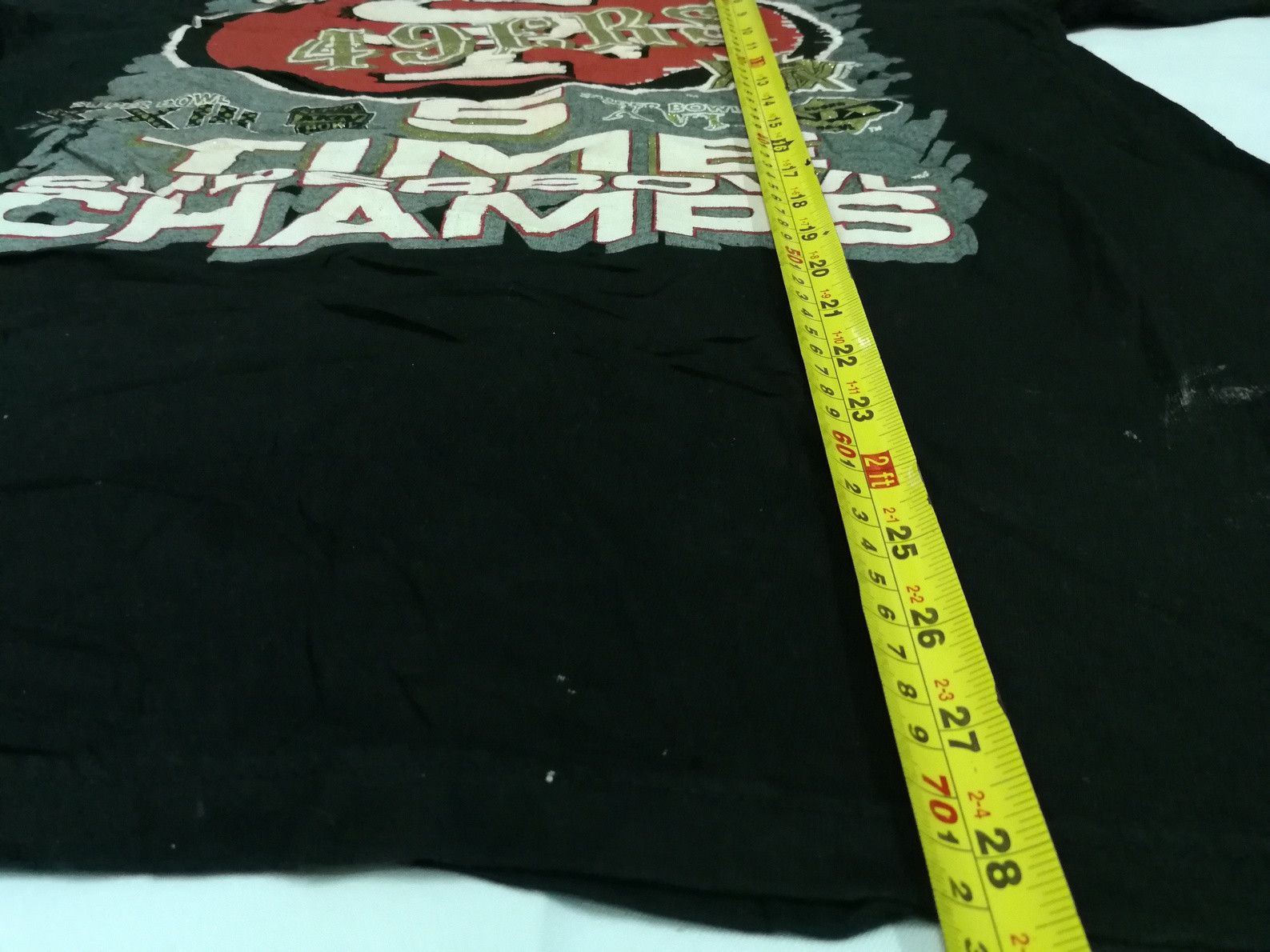 Champs Sport Rare 90s 49ers 5 Time Superbowl Champs Tee Size US L / EU 52-54 / 3 - 5 Thumbnail