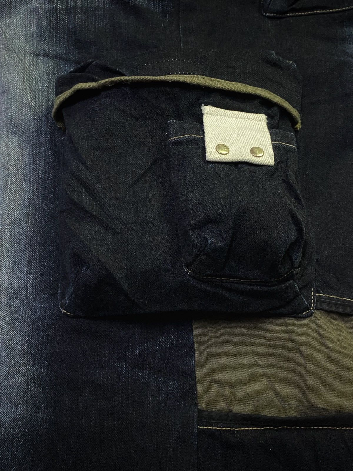 PPFM PPFM Cargo Tactical Maltipocket Denim Jeans Size US 34 / EU 50 - 24 Thumbnail