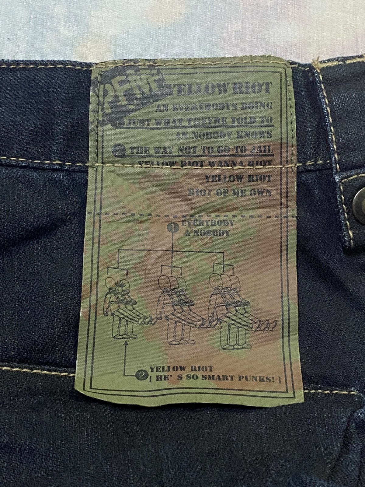 PPFM PPFM Cargo Tactical Maltipocket Denim Jeans Size US 34 / EU 50 - 14 Thumbnail