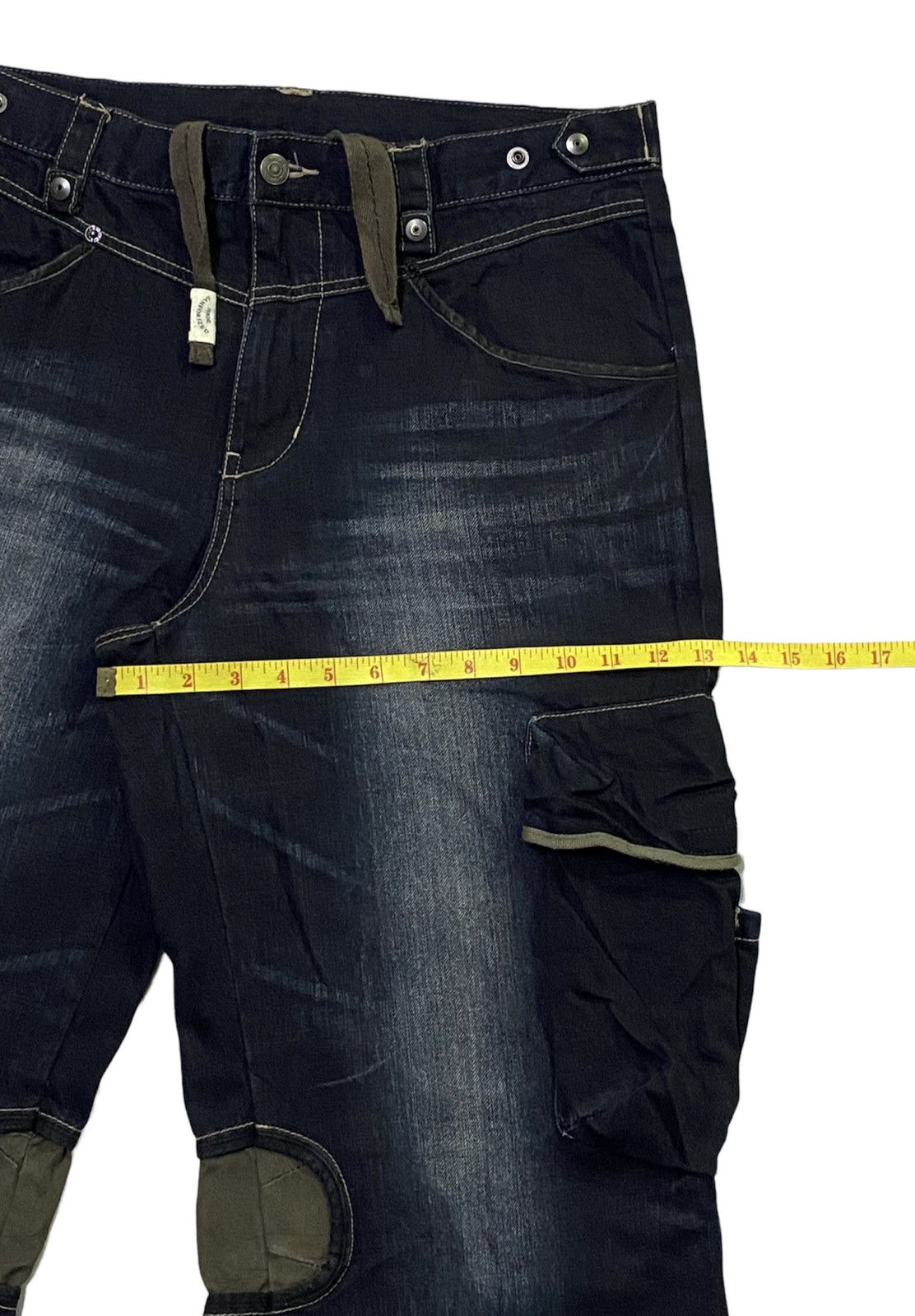 PPFM PPFM Cargo Tactical Maltipocket Denim Jeans Size US 34 / EU 50 - 8 Thumbnail