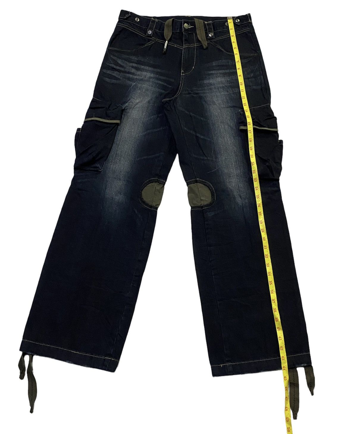 PPFM PPFM Cargo Tactical Maltipocket Denim Jeans Size US 34 / EU 50 - 6 Thumbnail
