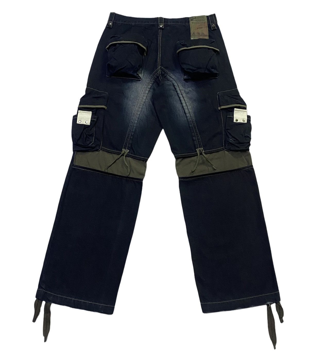 PPFM PPFM Cargo Tactical Maltipocket Denim Jeans Size US 34 / EU 50 - 3 Thumbnail