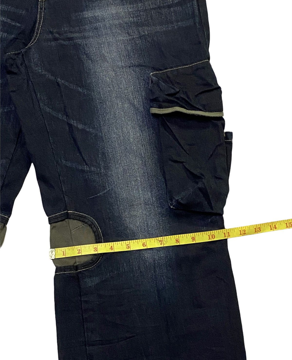 PPFM PPFM Cargo Tactical Maltipocket Denim Jeans Size US 34 / EU 50 - 9 Thumbnail