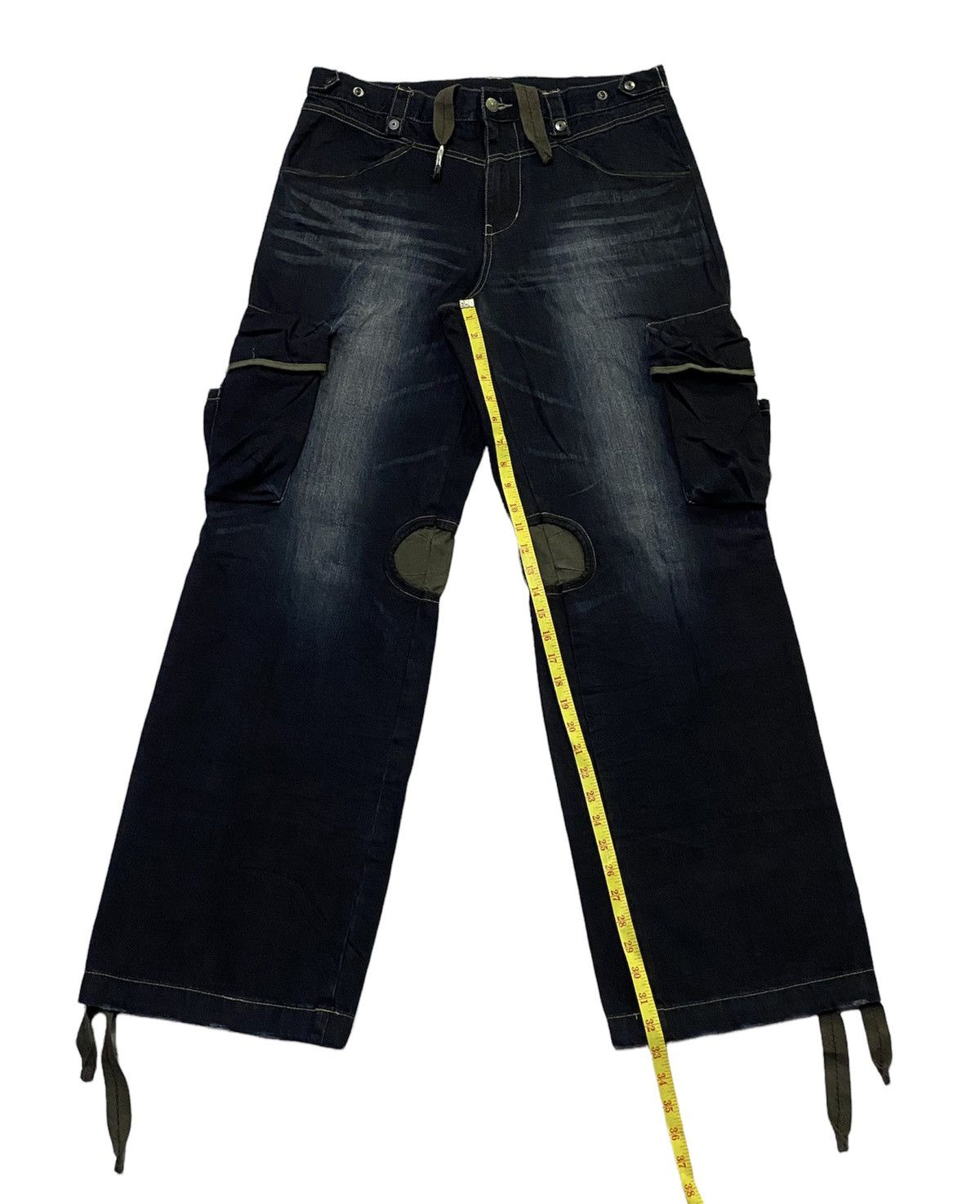 PPFM PPFM Cargo Tactical Maltipocket Denim Jeans Size US 34 / EU 50 - 7 Thumbnail
