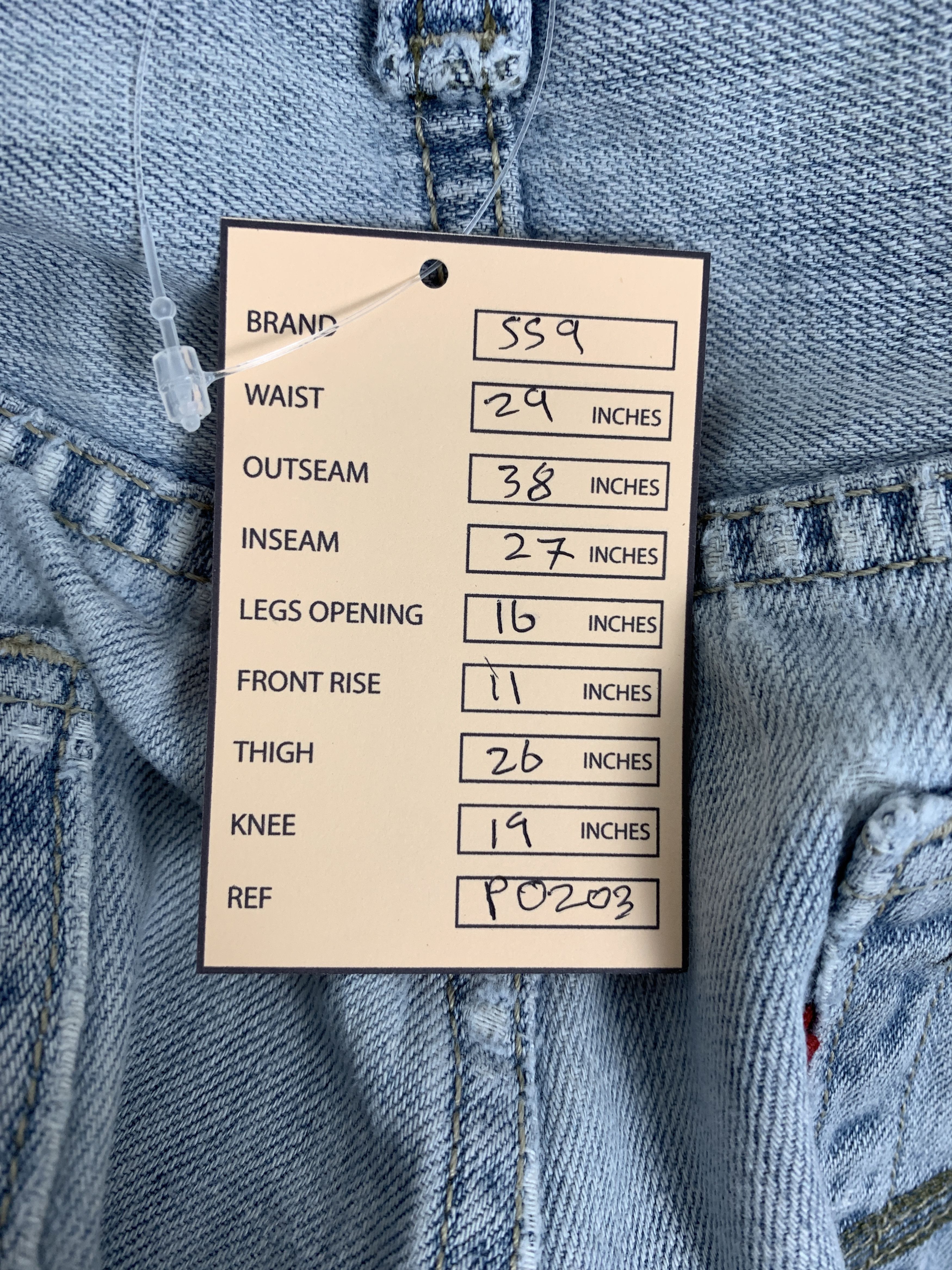 Levi's Vintage Levi's 559 VintageTag Painter Distressed Jeans P0203 Size US 29 - 24 Thumbnail