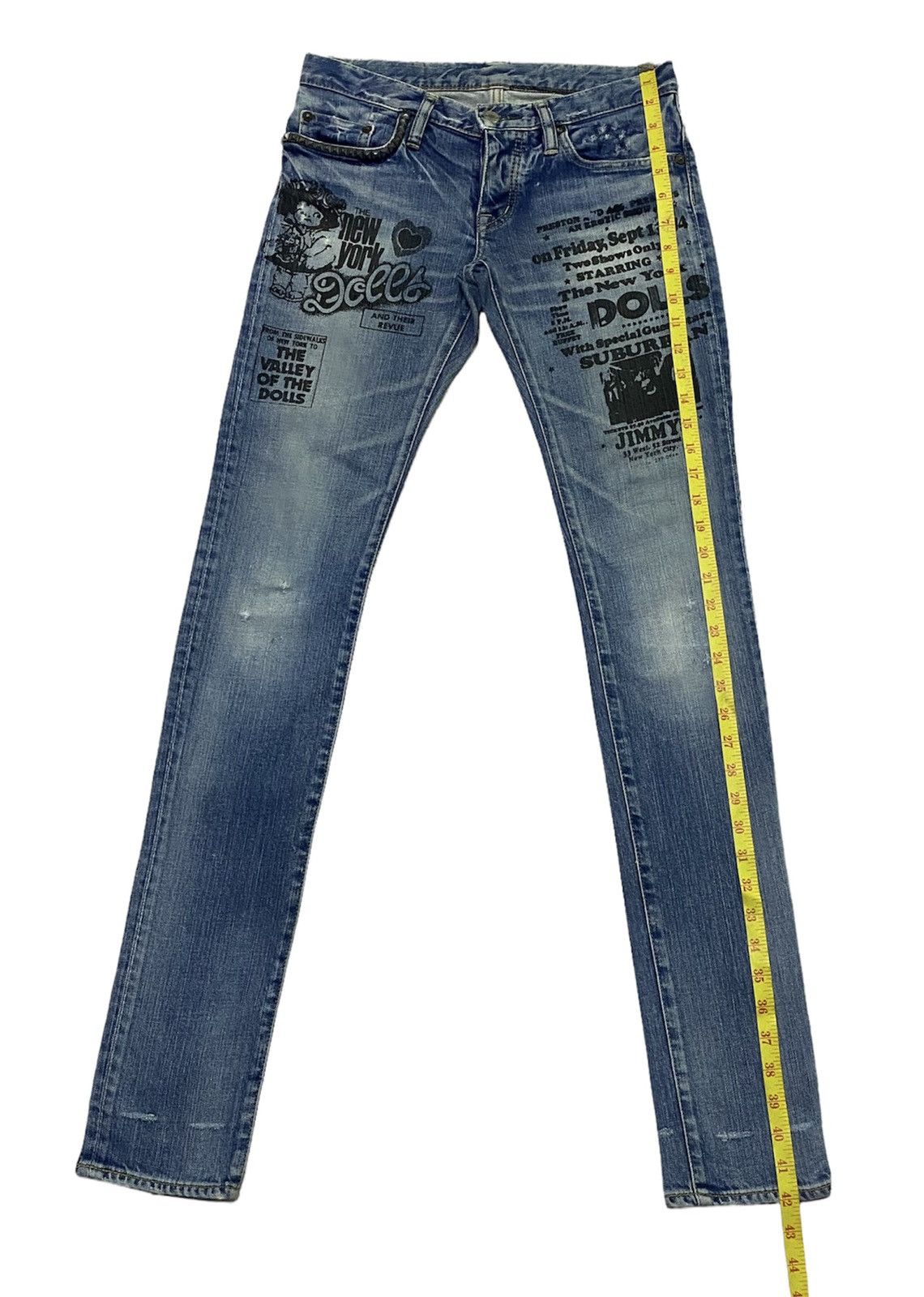 Hysteric Glamour Hysteric Glamour X The New York Dolls Denim Jeans Size US 29 - 5 Thumbnail