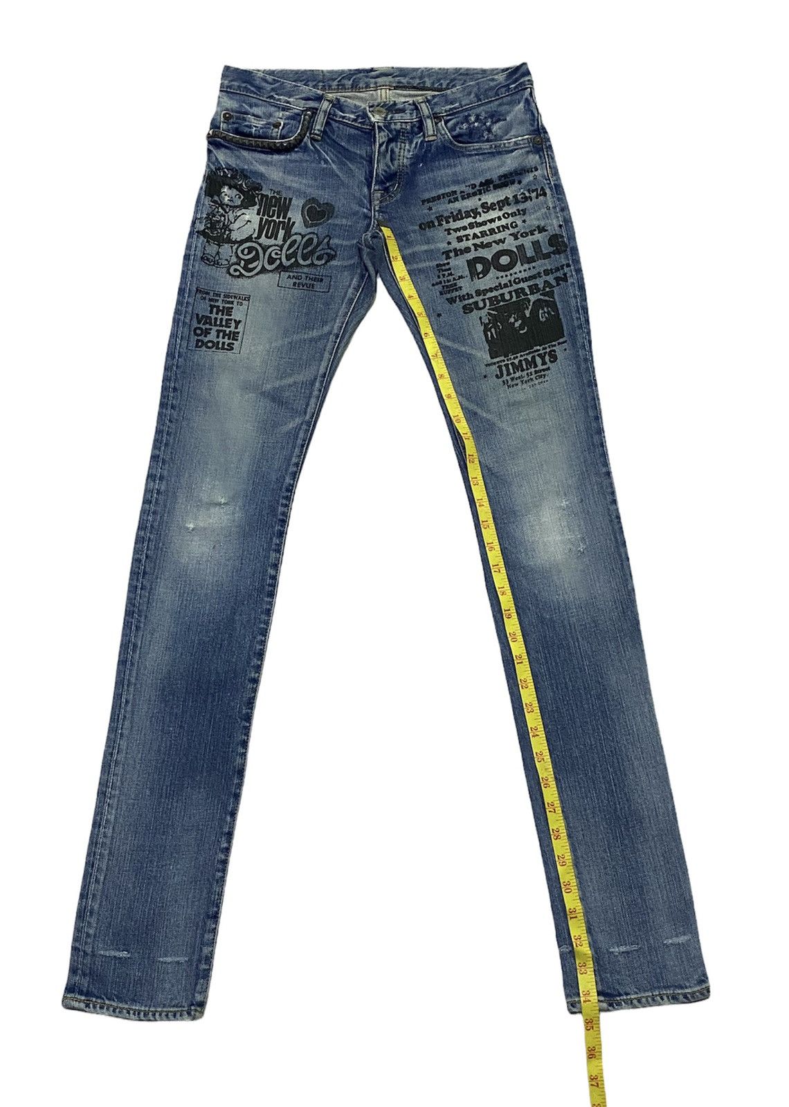 Hysteric Glamour Hysteric Glamour X The New York Dolls Denim Jeans Size US 29 - 6 Thumbnail