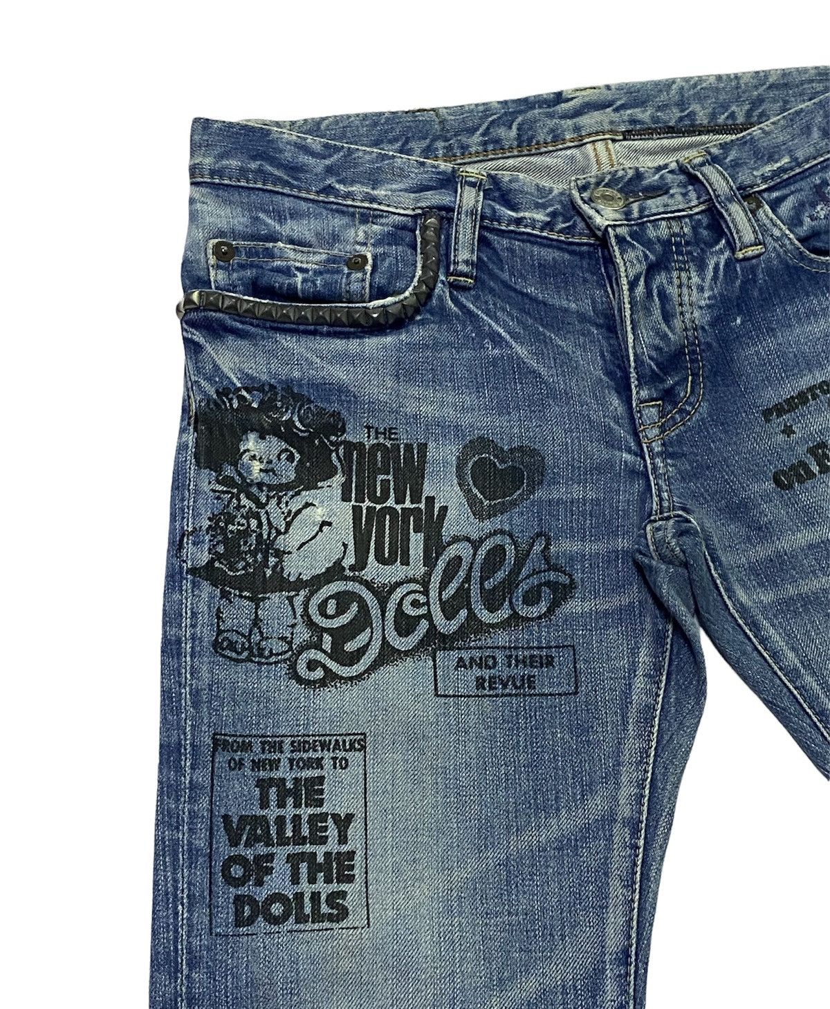 Hysteric Glamour Hysteric Glamour X The New York Dolls Denim Jeans Size US 29 - 17 Thumbnail