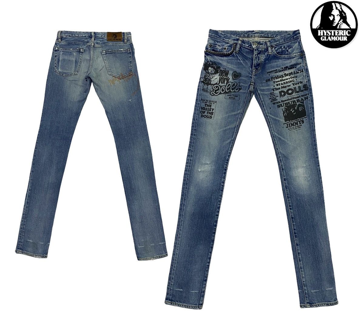 HYSTERIC GLAMOUR × NEW YORK DOLLS denim pants | NOIR ONLINE