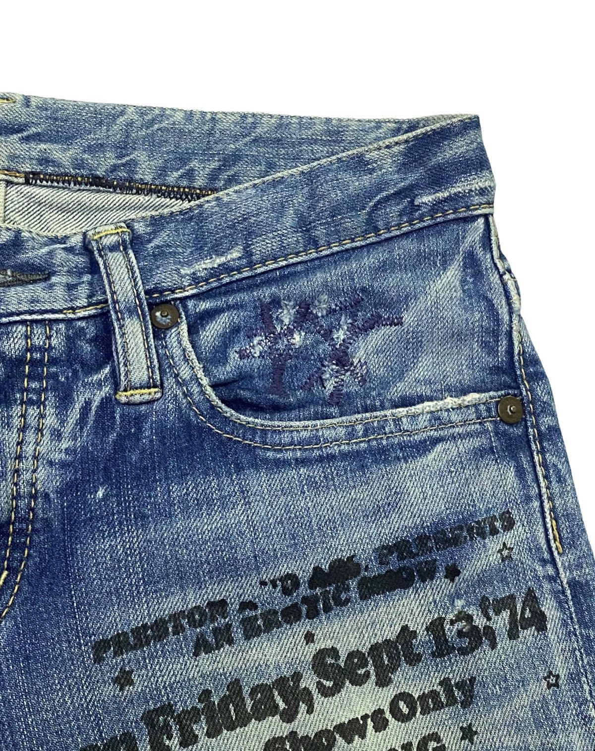 Hysteric Glamour Hysteric Glamour X The New York Dolls Denim Jeans Size US 29 - 14 Thumbnail