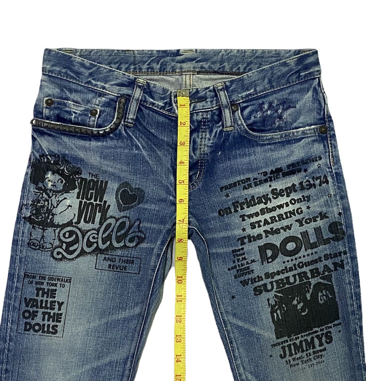 Hysteric Glamour Hysteric Glamour X The New York Dolls Denim Jeans Size US 29 - 4 Thumbnail