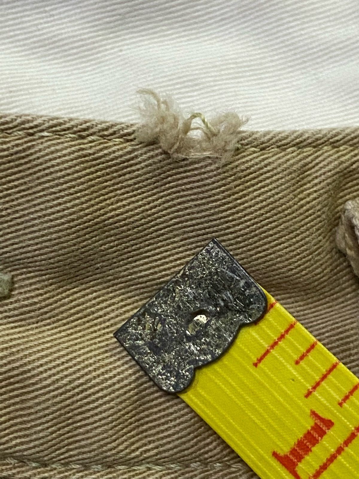 Japanese Brand × Orslow ORSLOW Khakis Pants Herringbone Twill Ecru Size US 30 / EU 46 - 16 Thumbnail