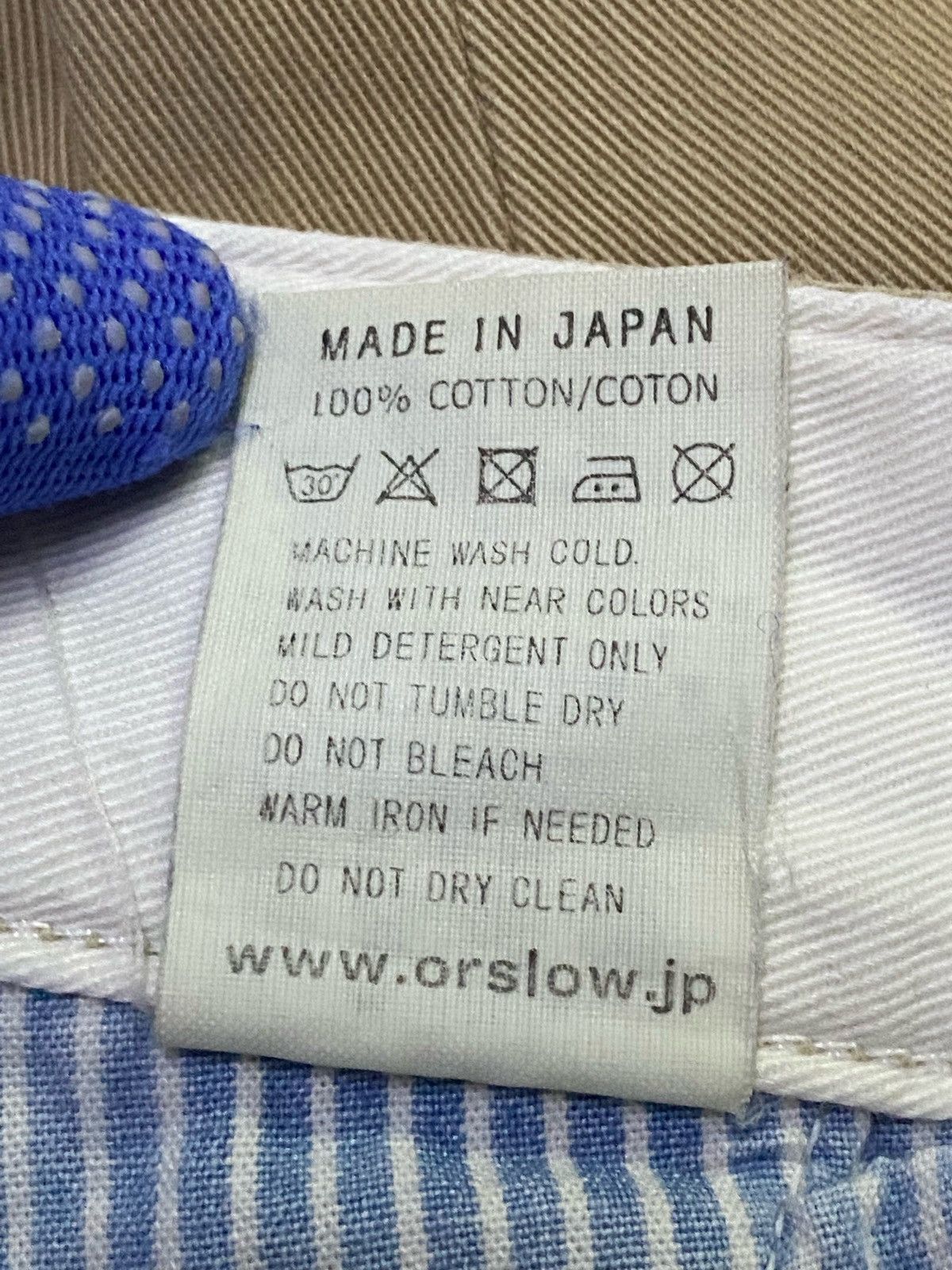 Japanese Brand × Orslow ORSLOW Khakis Pants Herringbone Twill Ecru Size US 30 / EU 46 - 13 Thumbnail
