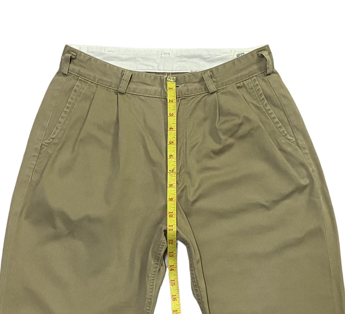 Japanese Brand × Orslow ORSLOW Khakis Pants Herringbone Twill Ecru Size US 30 / EU 46 - 5 Thumbnail