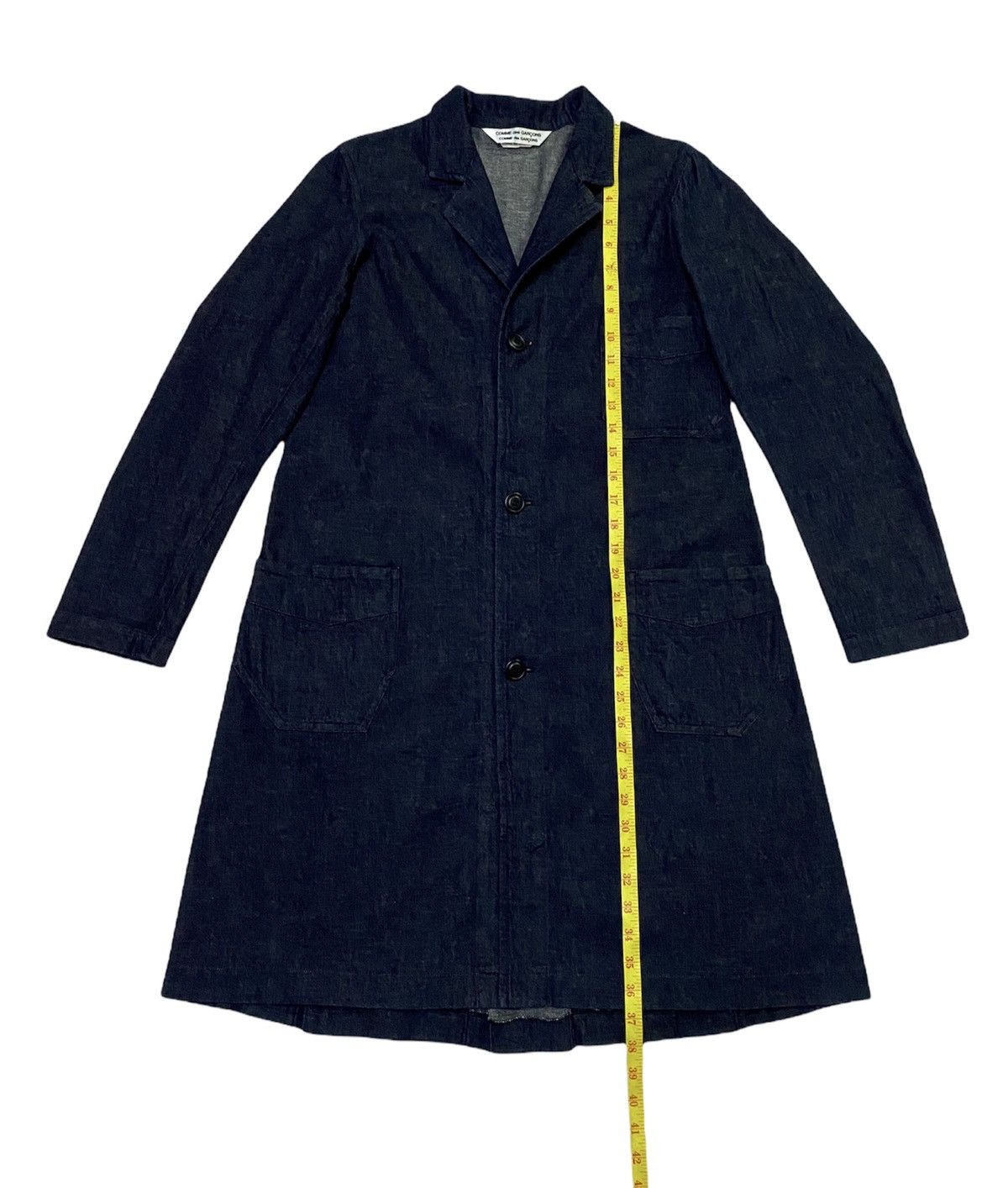 Comme des Garcons Comme Des Garçons AD2012 Long Denim Jacket Size US S / EU 44-46 / 1 - 7 Thumbnail