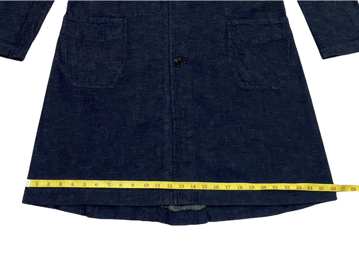 Comme des Garcons Comme Des Garçons AD2012 Long Denim Jacket Size US S / EU 44-46 / 1 - 6 Thumbnail