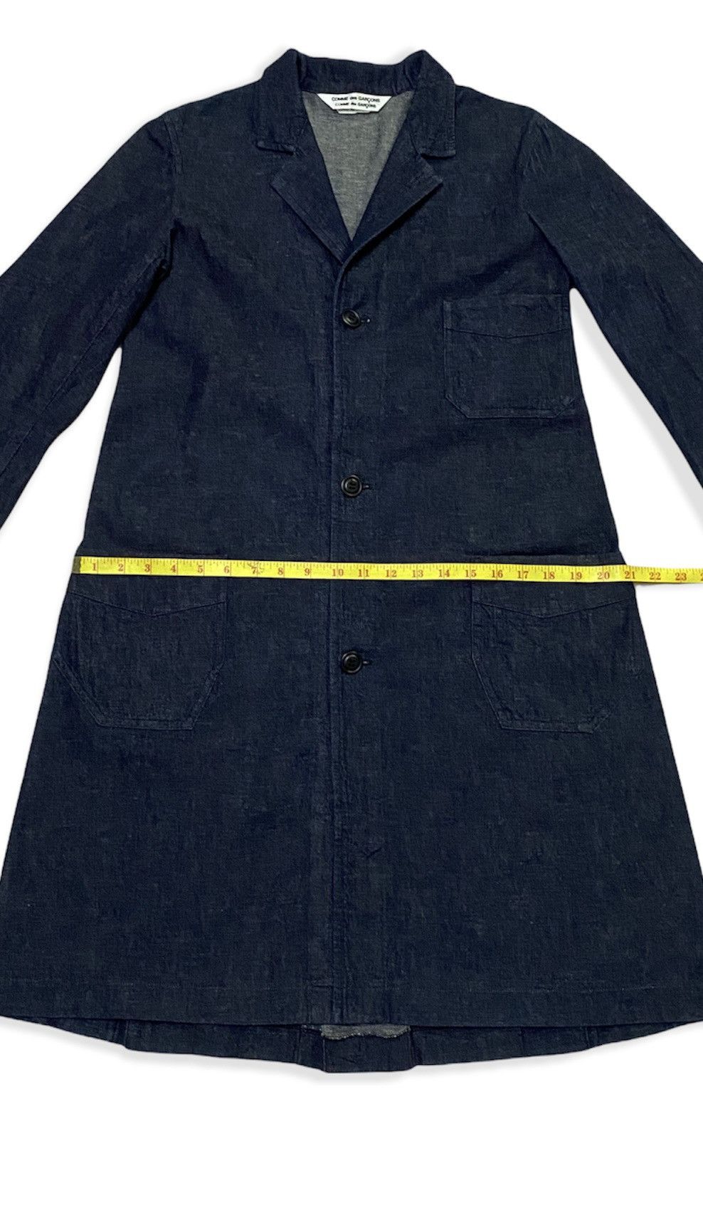Comme des Garcons Comme Des Garçons AD2012 Long Denim Jacket Size US S / EU 44-46 / 1 - 5 Thumbnail