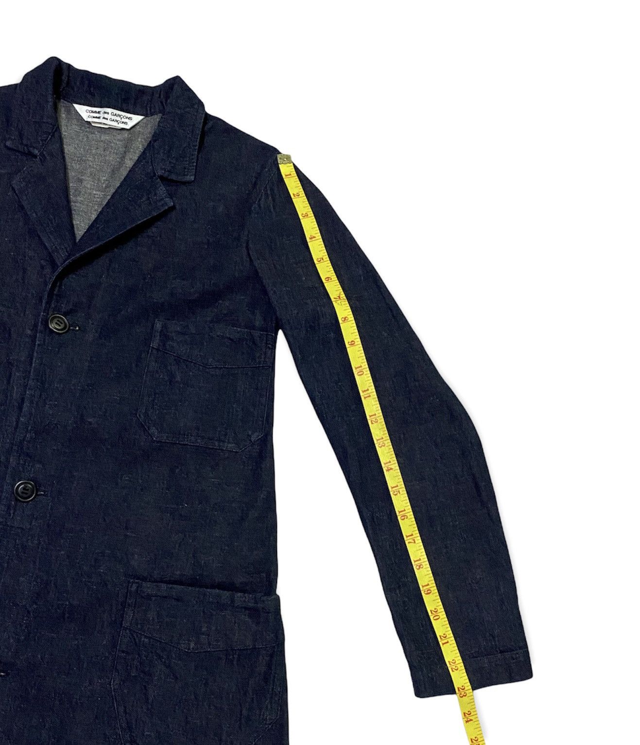 Comme des Garcons Comme Des Garçons AD2012 Long Denim Jacket Size US S / EU 44-46 / 1 - 9 Thumbnail