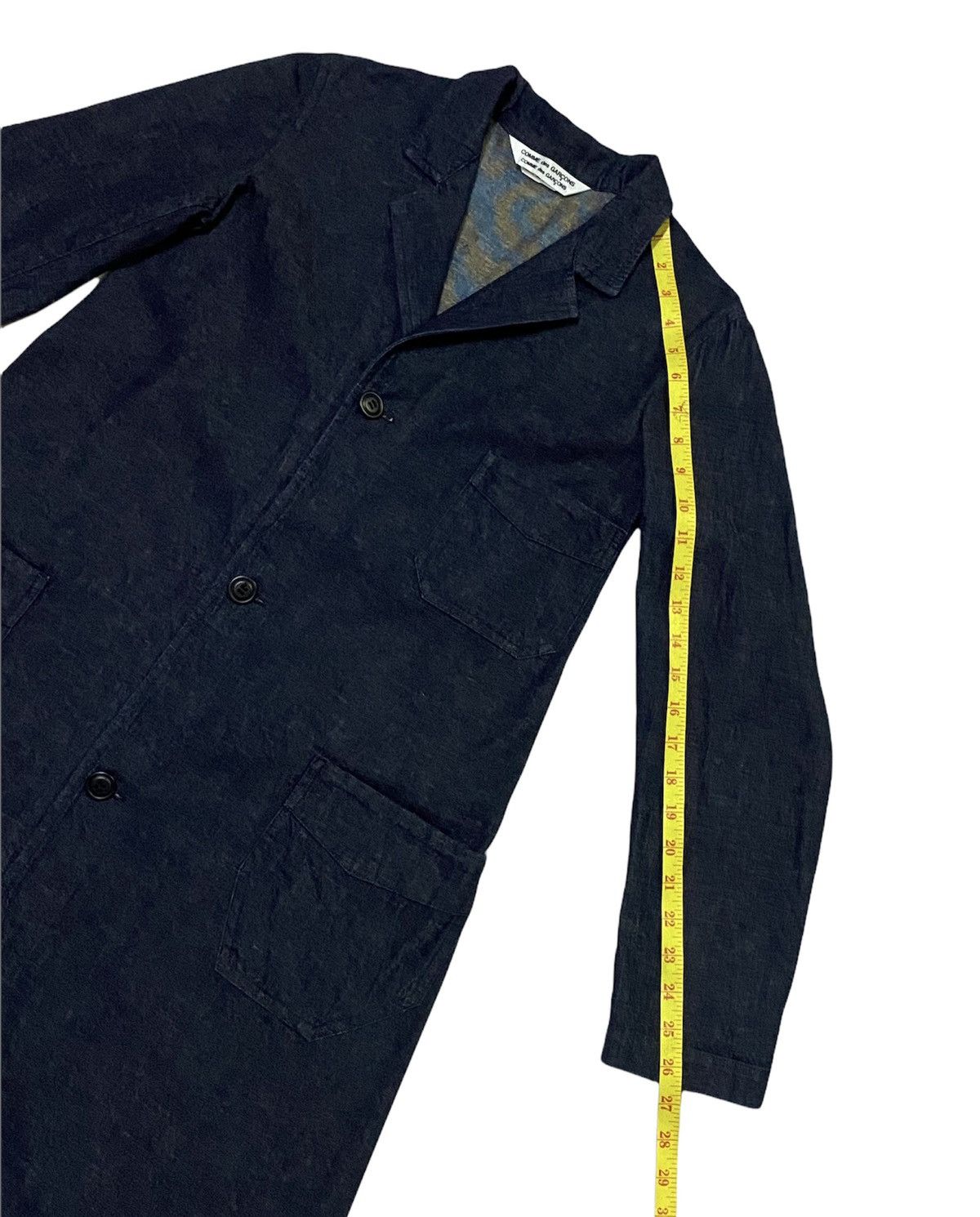 Comme des Garcons Comme Des Garçons AD2012 Long Denim Jacket Size US S / EU 44-46 / 1 - 10 Thumbnail