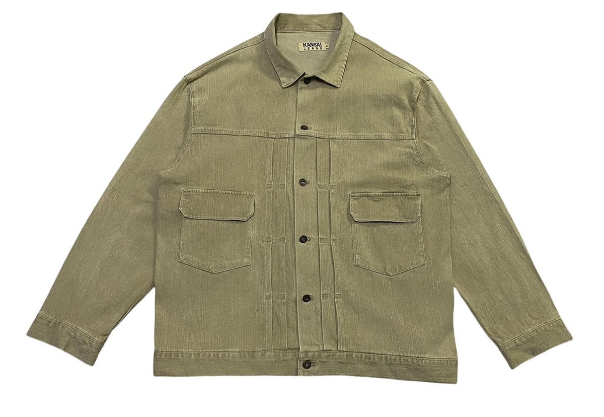 Japanese Brand × Kansai Yamamoto × Vintage Vintage Kansai Yamamoto Denim Jacket Size US XL / EU 56 / 4 - 2 Thumbnail