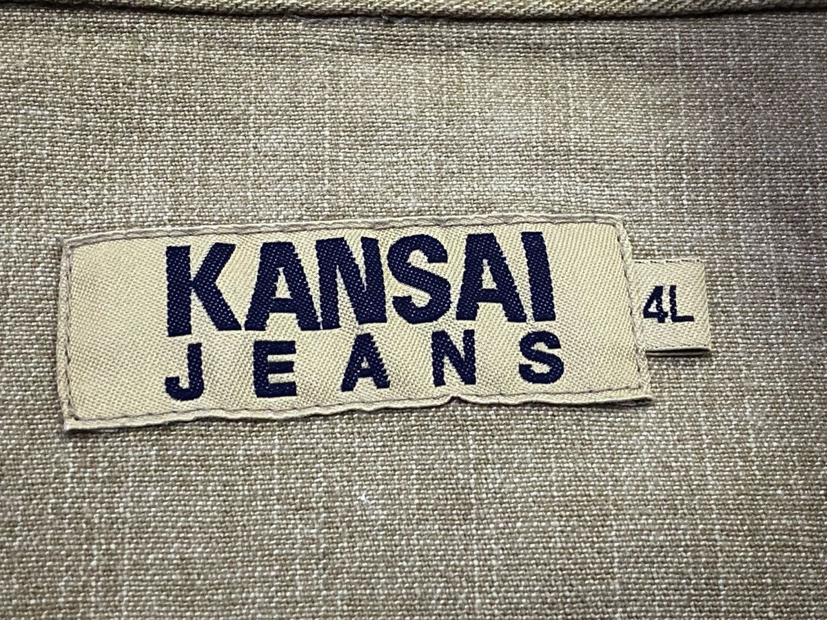 Japanese Brand × Kansai Yamamoto × Vintage Vintage Kansai Yamamoto Denim Jacket Size US XL / EU 56 / 4 - 9 Thumbnail