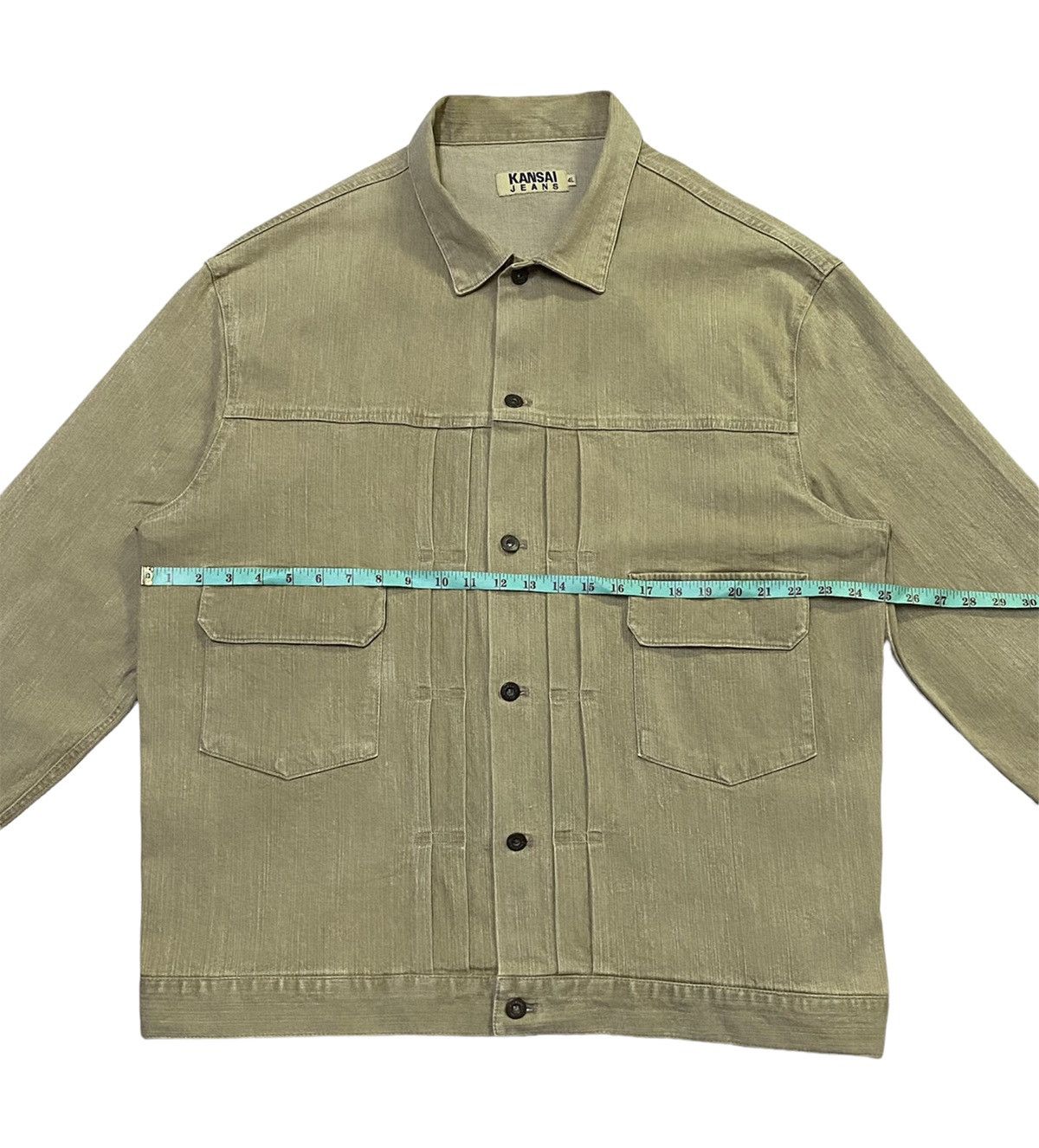 Japanese Brand × Kansai Yamamoto × Vintage Vintage Kansai Yamamoto Denim Jacket Size US XL / EU 56 / 4 - 4 Thumbnail