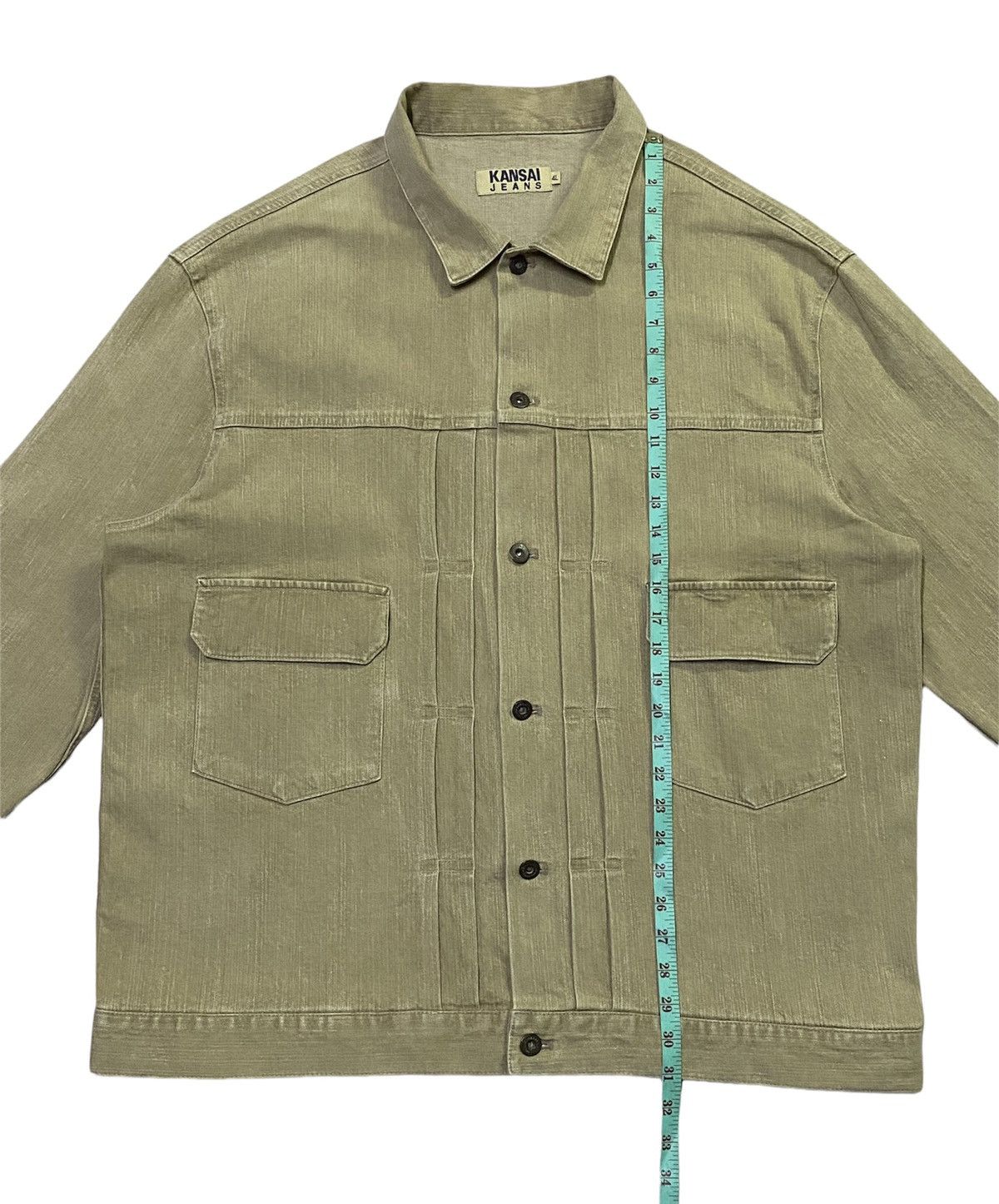 Japanese Brand × Kansai Yamamoto × Vintage Vintage Kansai Yamamoto Denim Jacket Size US XL / EU 56 / 4 - 5 Thumbnail