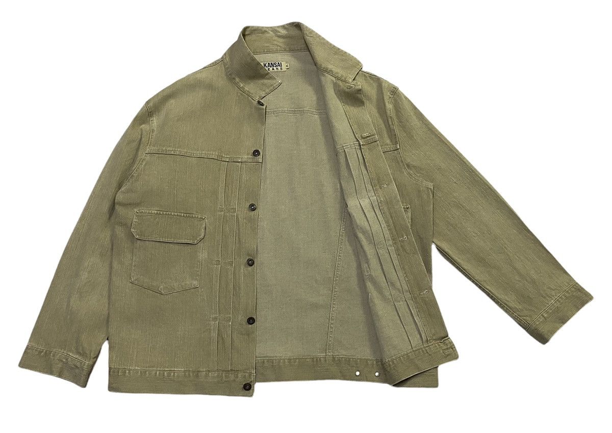 Japanese Brand × Kansai Yamamoto × Vintage Vintage Kansai Yamamoto Denim Jacket Size US XL / EU 56 / 4 - 22 Thumbnail