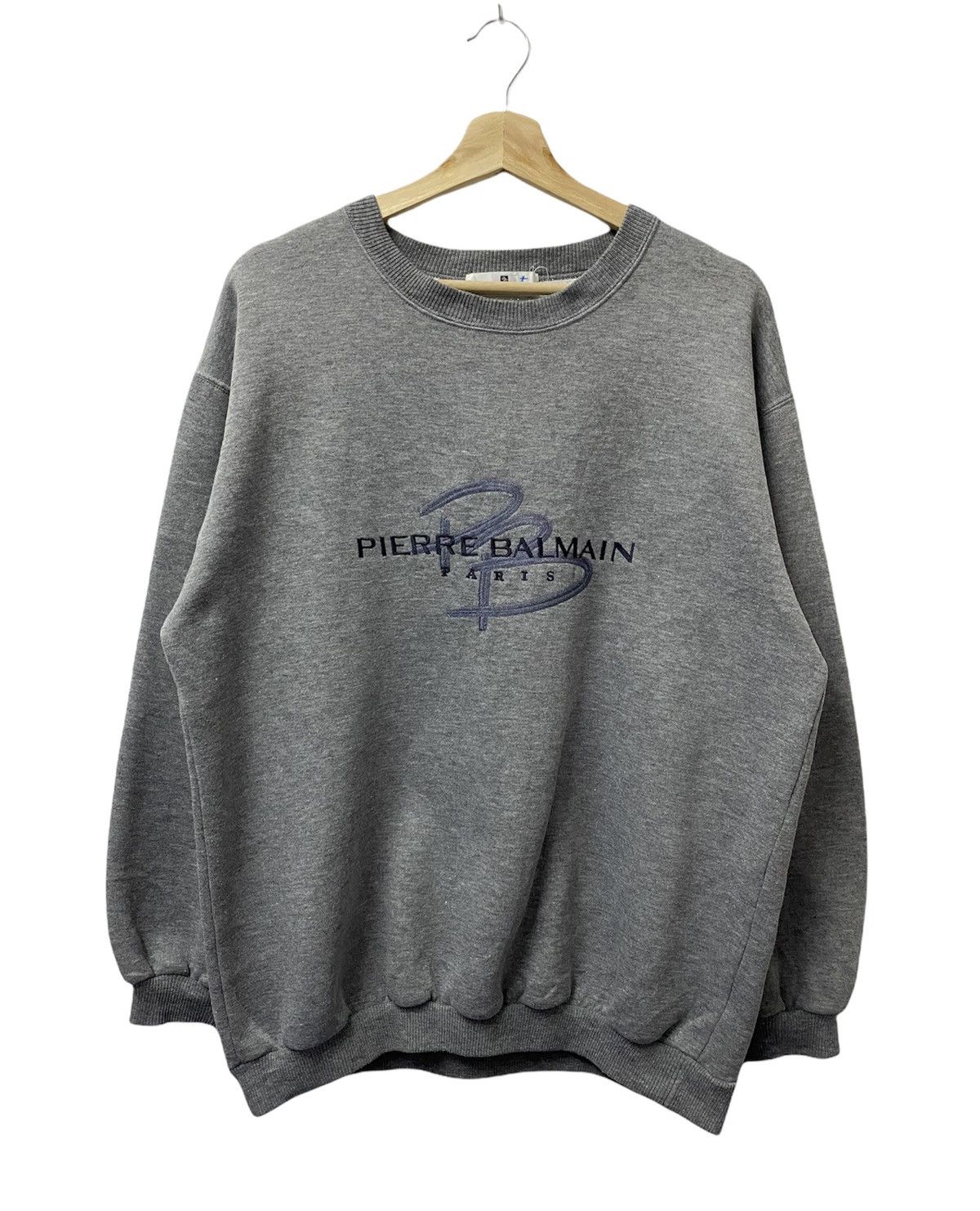 Japanese Brand × Pierre Balmain × Vintage Vintage Pierre Balmain Sweatshirt Size US L / EU 52-54 / 3 - 2 Thumbnail