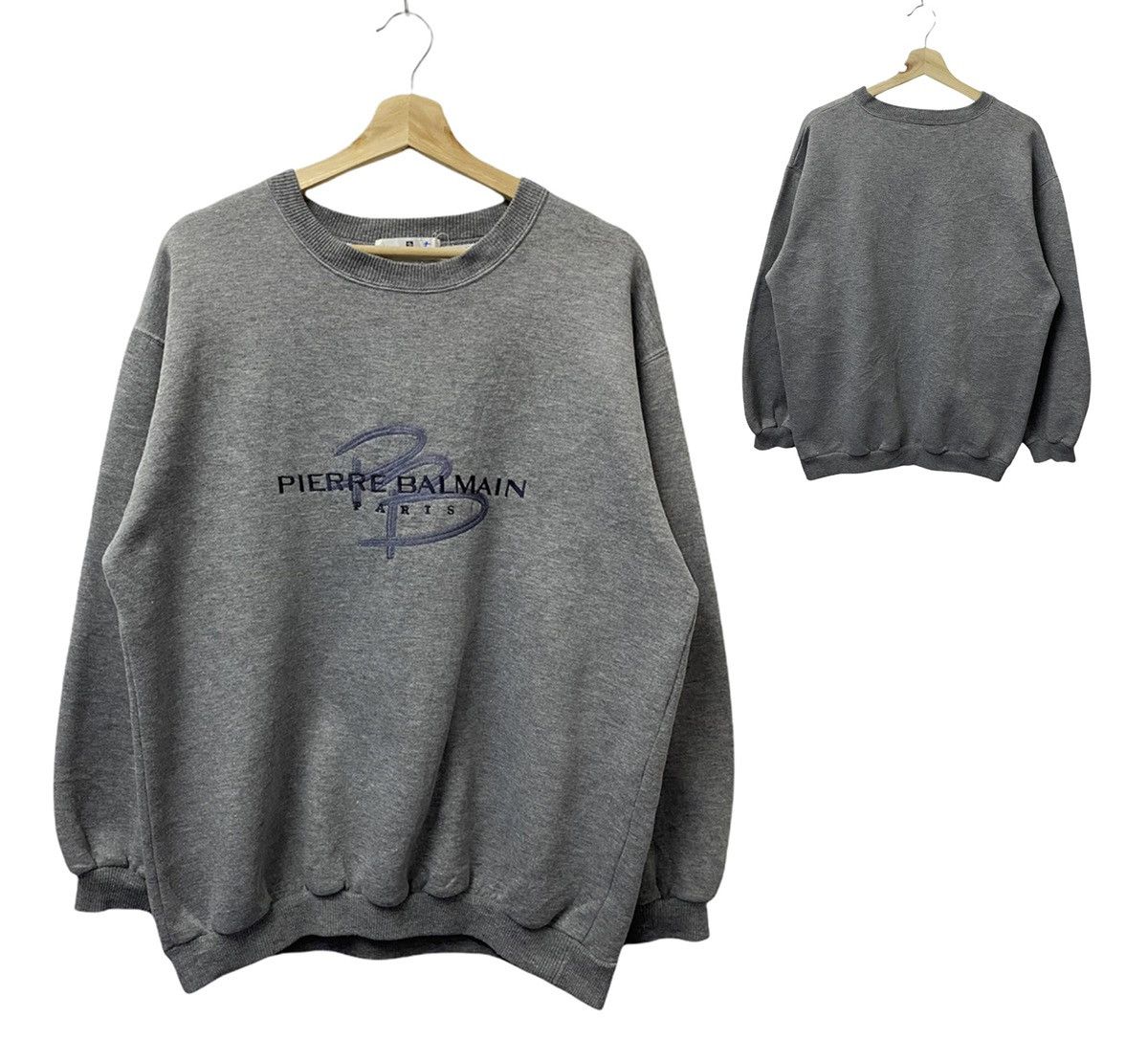 Japanese Brand × Pierre Balmain × Vintage Vintage Pierre Balmain Sweatshirt Size US L / EU 52-54 / 3 - 1 Thumbnail