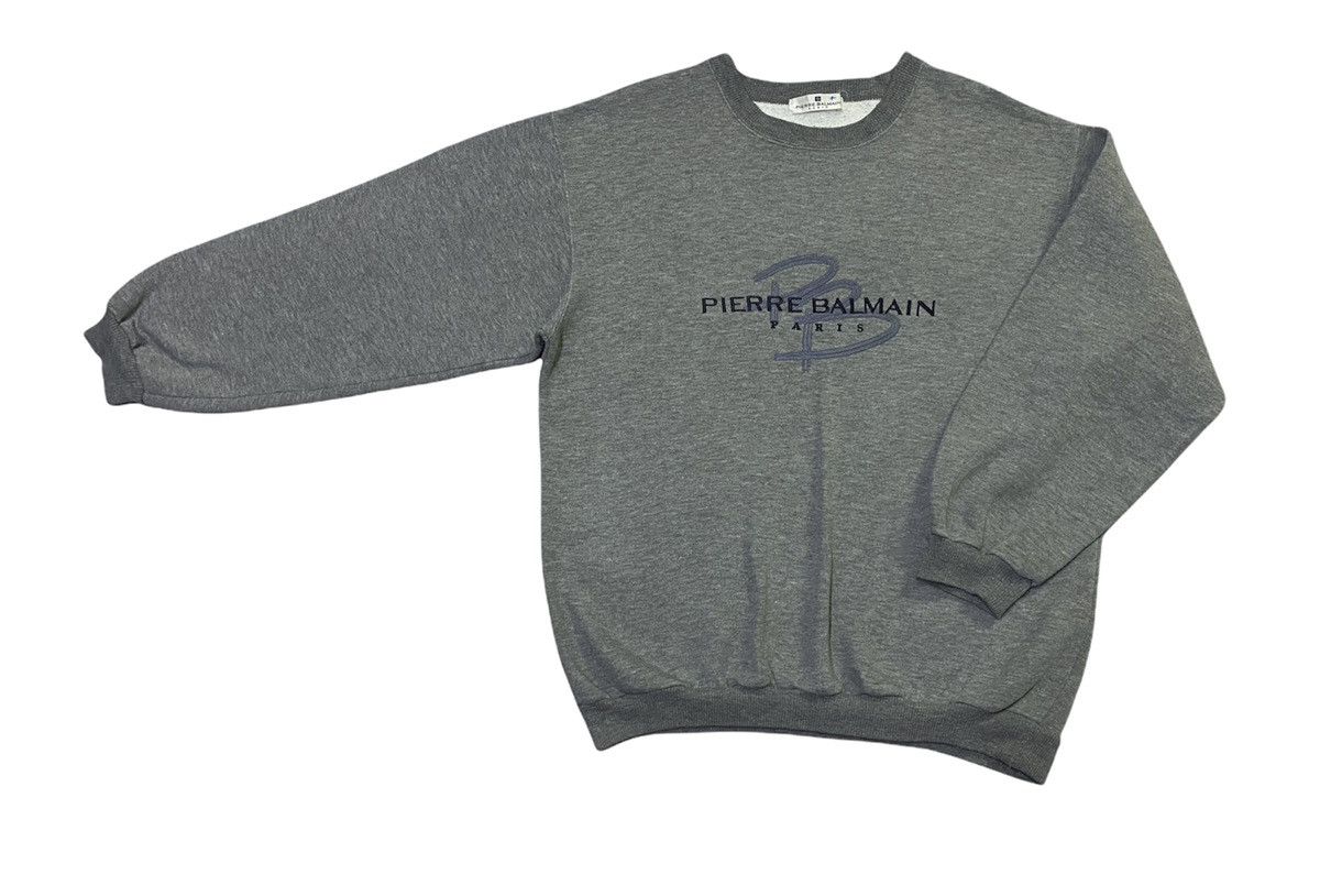Japanese Brand × Pierre Balmain × Vintage Vintage Pierre Balmain Sweatshirt Size US L / EU 52-54 / 3 - 15 Thumbnail