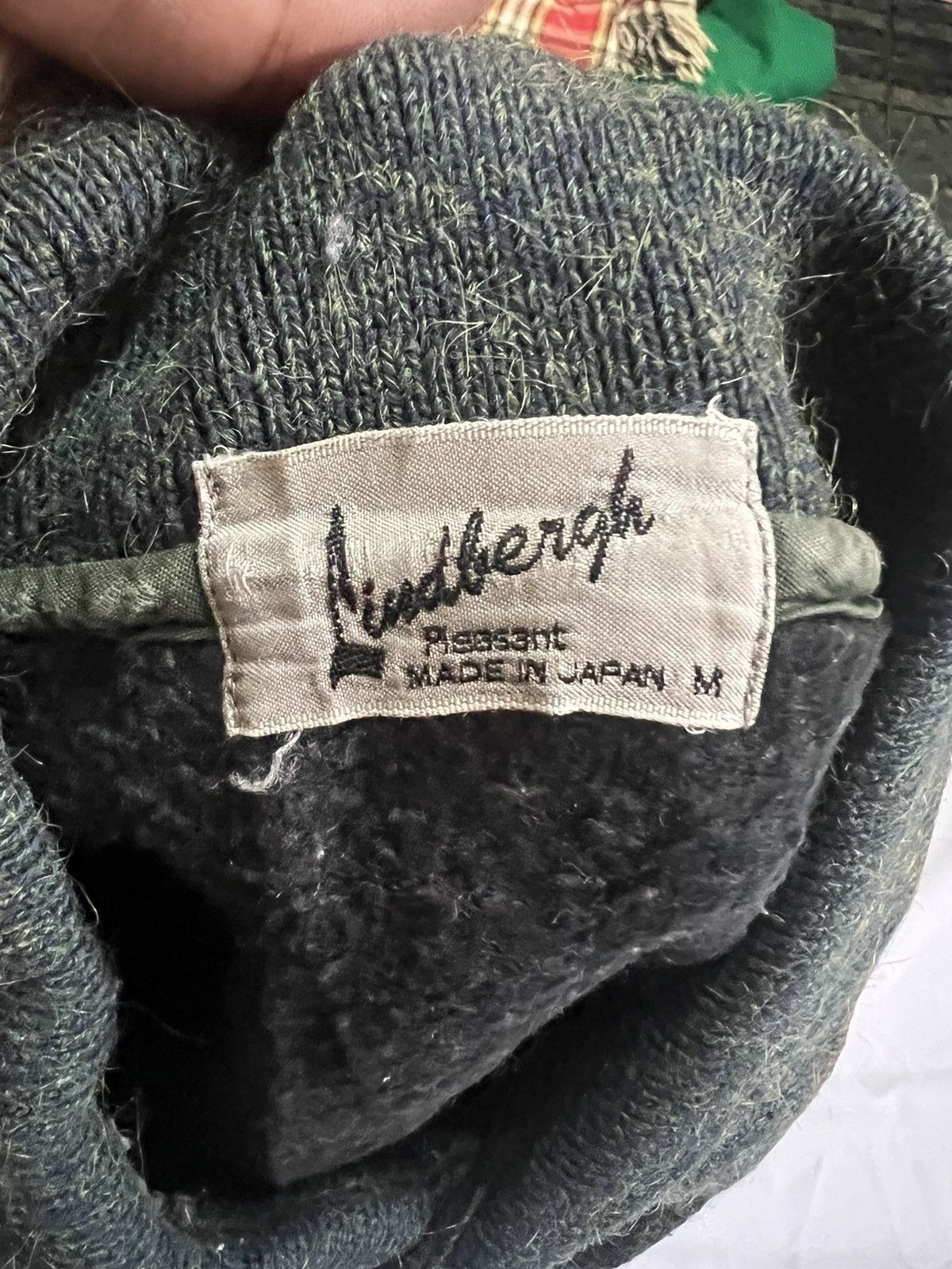 Japanese Brand × Vintage Vintage Mohair/Wool Half Button Overprint Longsleeve Size US M / EU 48-50 / 2 - 6 Thumbnail