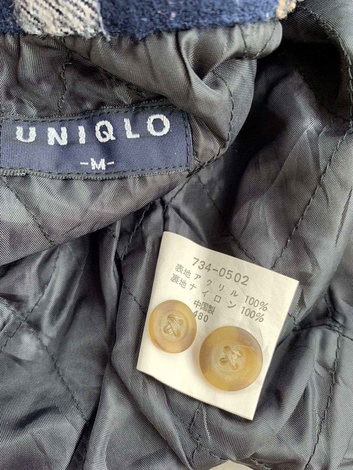Flannel Vintage 90s JapaneseBrand Uniqlo Quilted Cpo Flannel Jacket Size US L / EU 52-54 / 3 - 5 Thumbnail