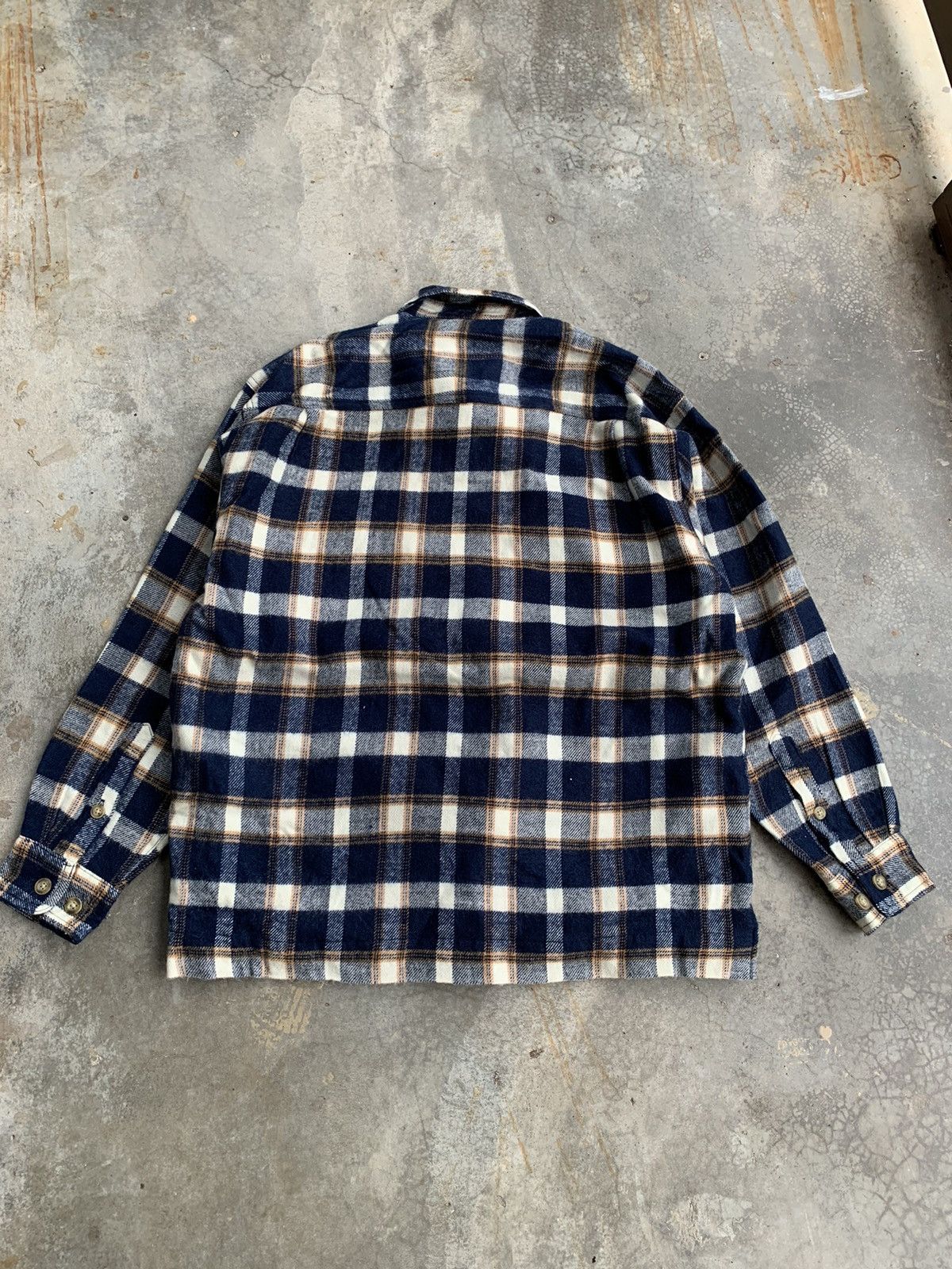 Flannel Vintage 90s JapaneseBrand Uniqlo Quilted Cpo Flannel Jacket Size US L / EU 52-54 / 3 - 3 Thumbnail