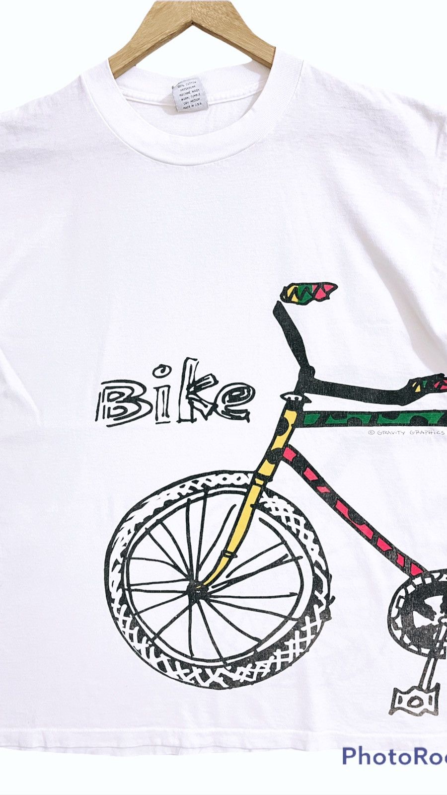 Vintage vintage gravity graphics bike art tshirt Size US L / EU 52-54 / 3 - 3 Thumbnail
