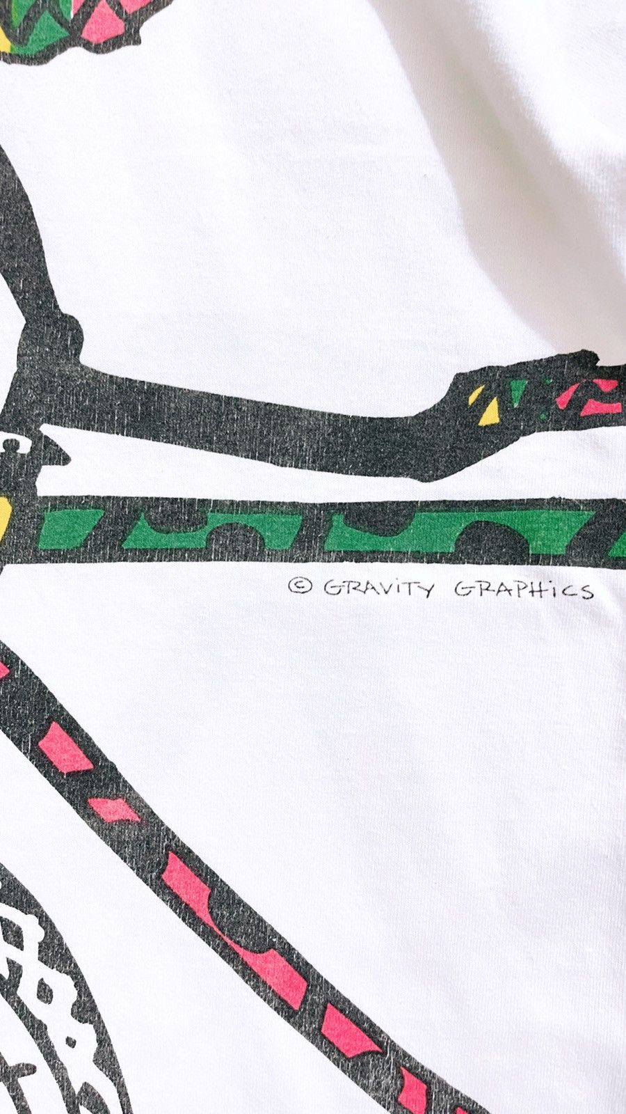 Vintage vintage gravity graphics bike art tshirt Size US L / EU 52-54 / 3 - 6 Thumbnail