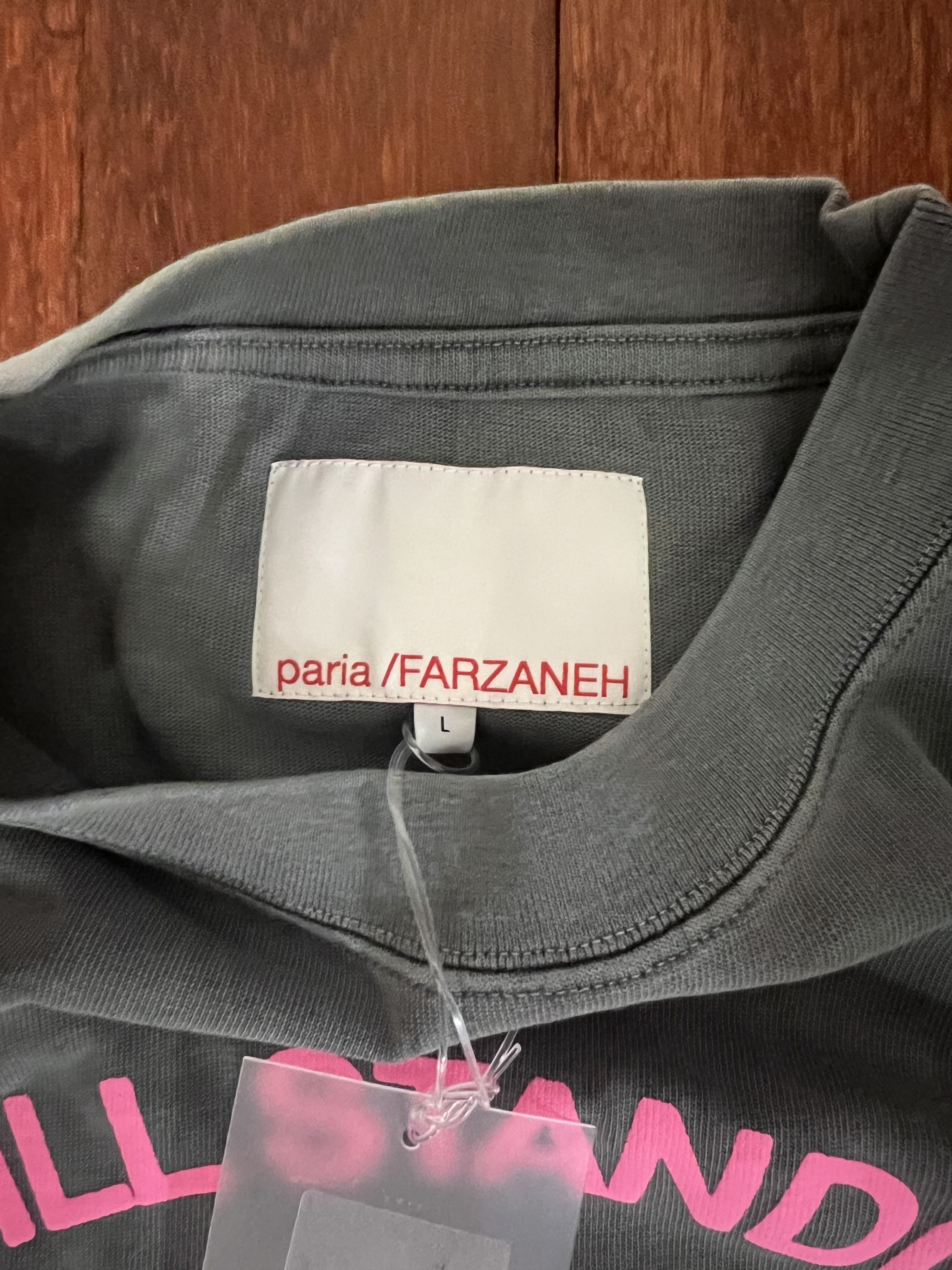 Paria Farzaneh 💚 Paria Farzaneh Still Standing Space Grey T-Shirt NEW Size US L / EU 52-54 / 3 - 7 Thumbnail