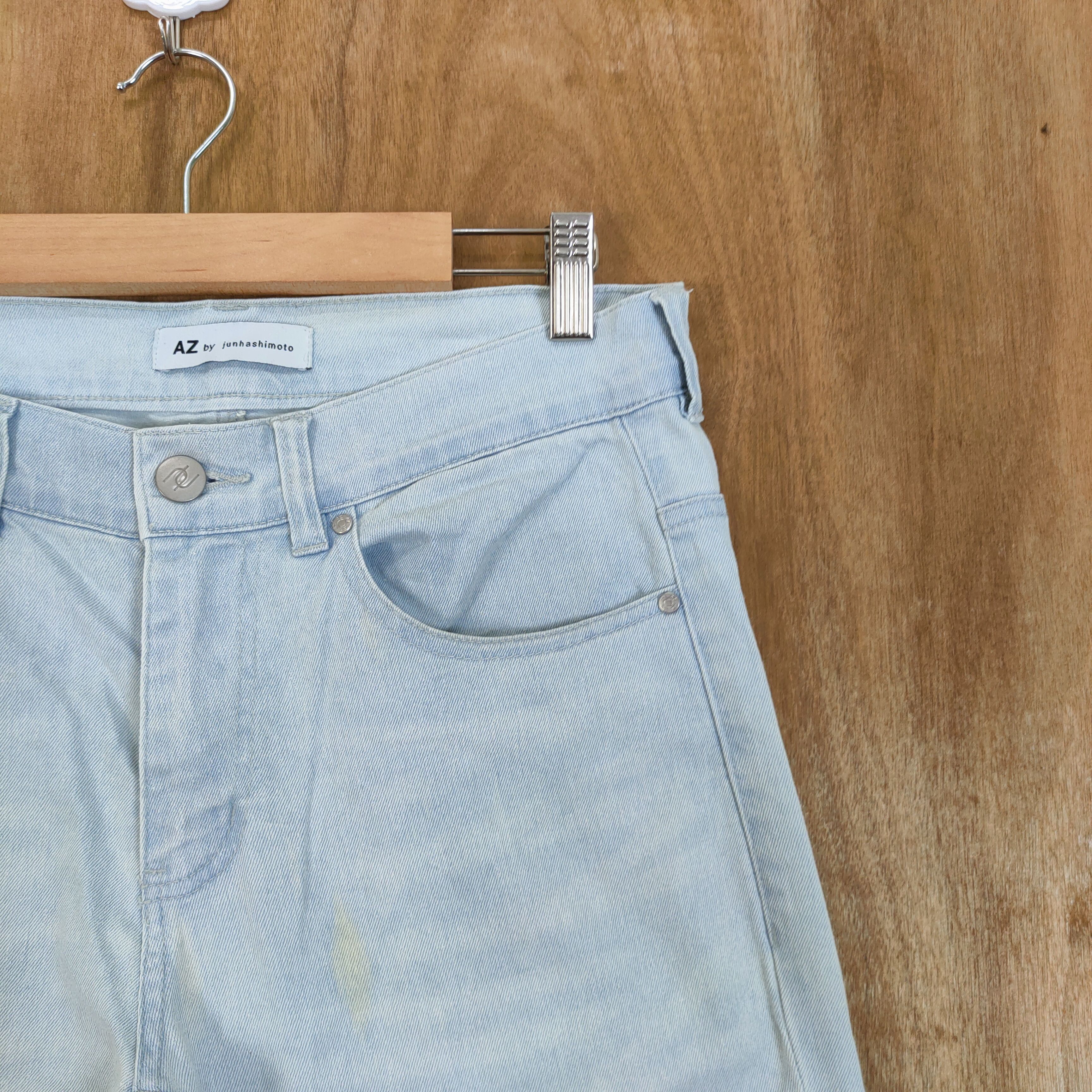 AZ by junhashimoto AZ JUNHASHIMOTO LIGHT BLUE SKINNY JEANS DENIM PANTS Size US 30 / EU 46 - 6 Thumbnail
