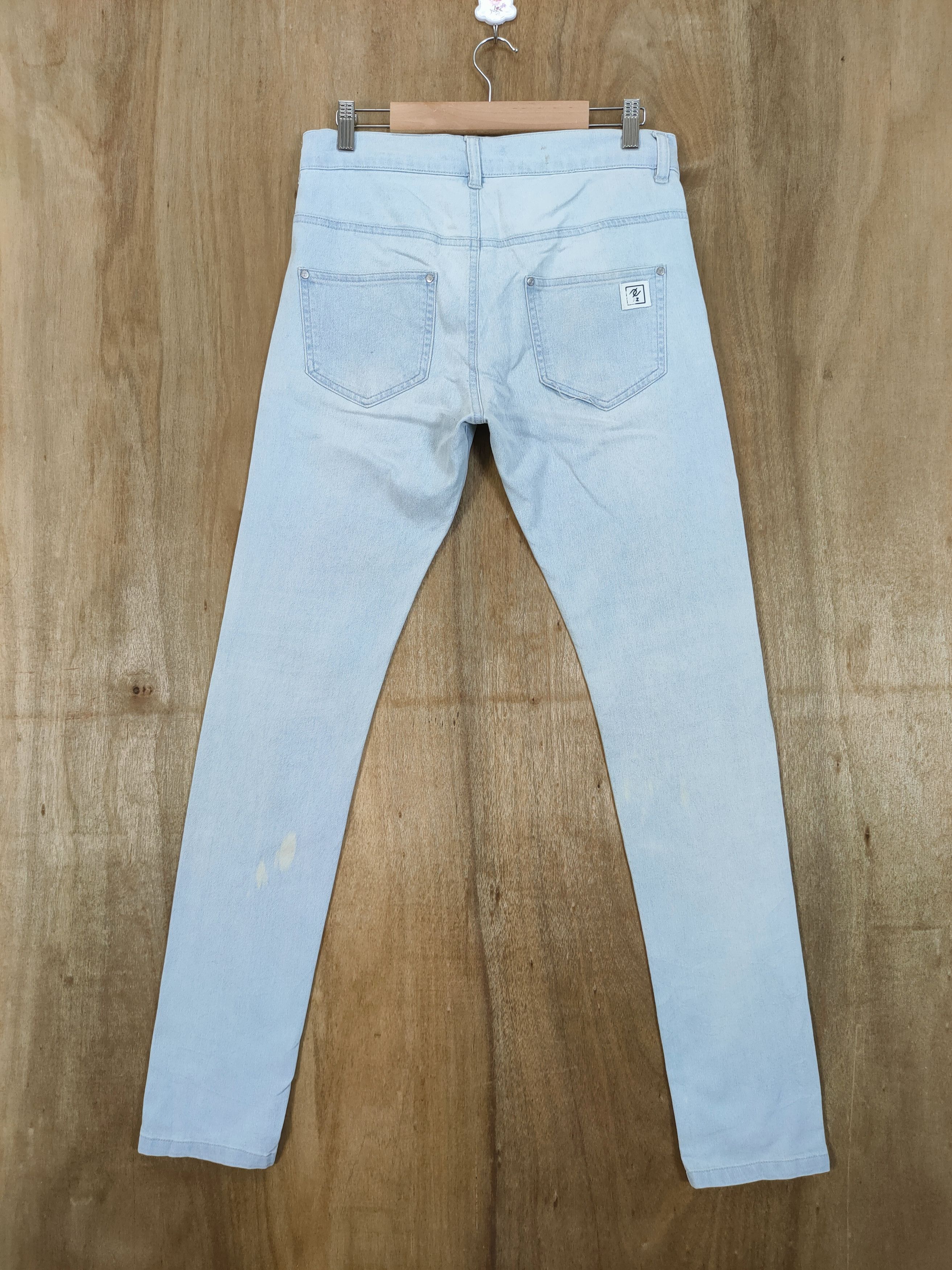AZ by junhashimoto AZ JUNHASHIMOTO LIGHT BLUE SKINNY JEANS DENIM PANTS Size US 30 / EU 46 - 7 Thumbnail