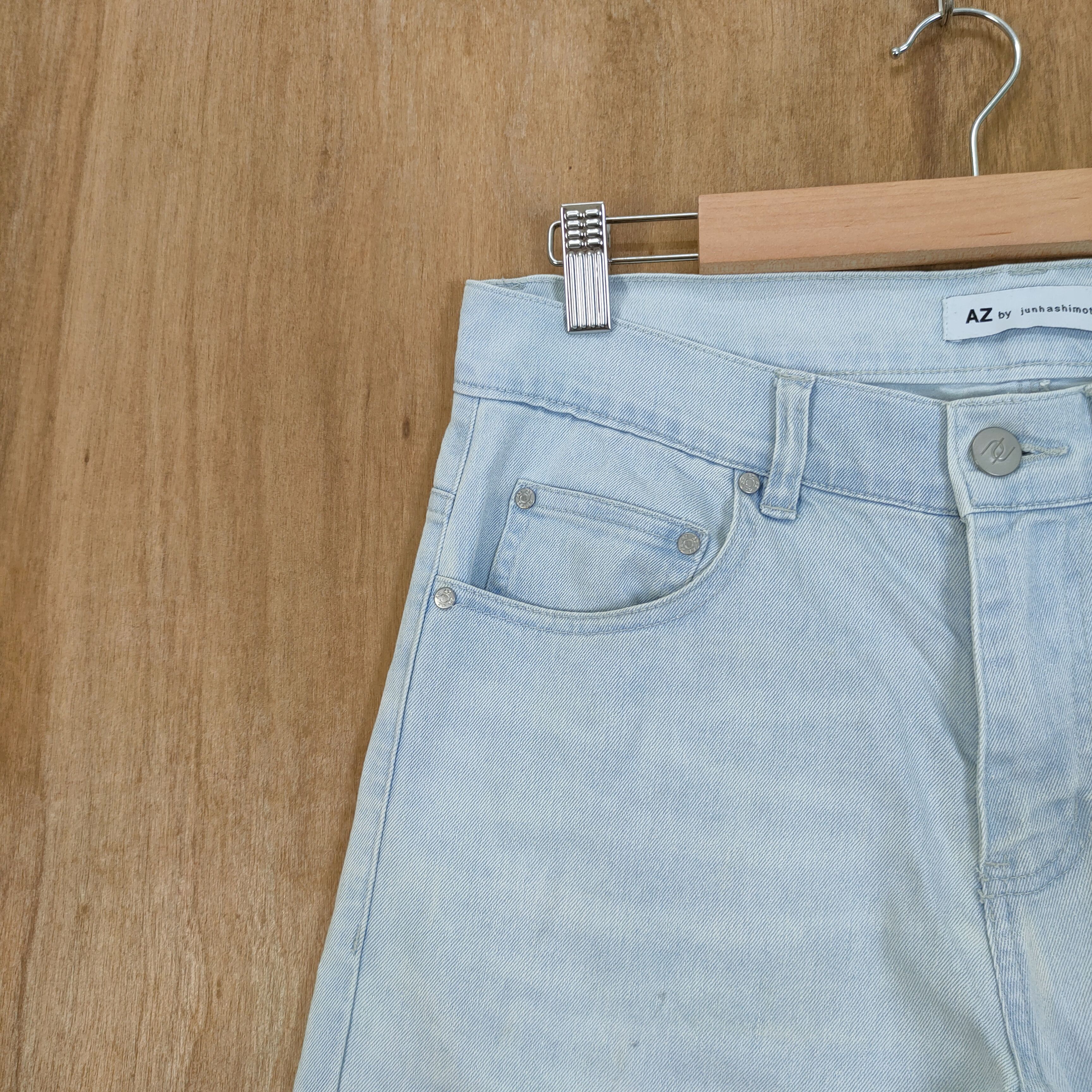 AZ by junhashimoto AZ JUNHASHIMOTO LIGHT BLUE SKINNY JEANS DENIM PANTS Size US 30 / EU 46 - 5 Thumbnail