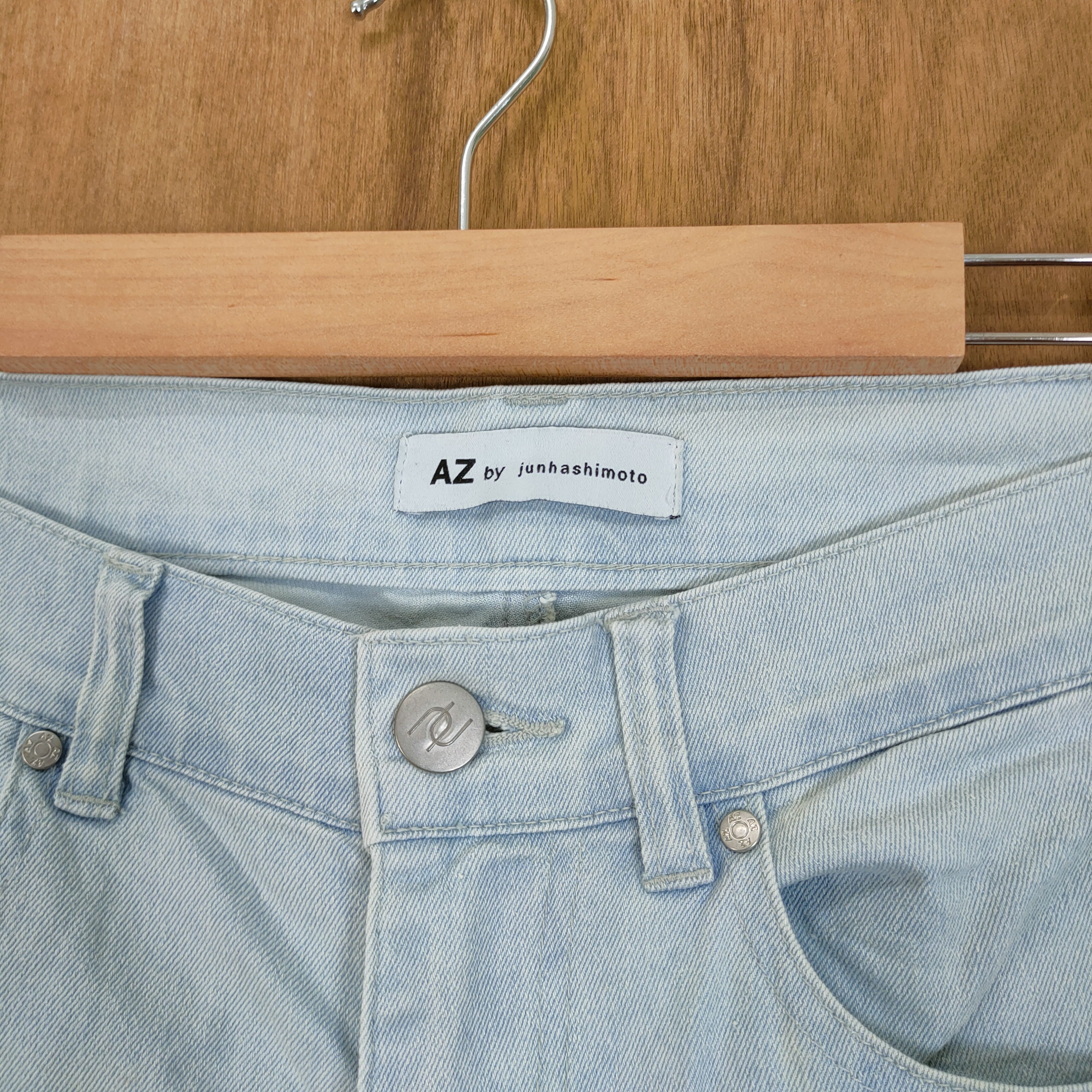 AZ by junhashimoto AZ JUNHASHIMOTO LIGHT BLUE SKINNY JEANS DENIM PANTS Size US 30 / EU 46 - 4 Thumbnail