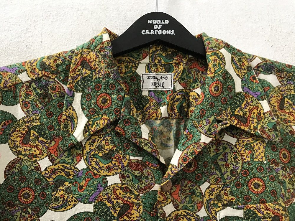 Vintage Vintage ZIG ZAG Japan Abstract Floral Birds Hawaiian Shirt Size US M / EU 48-50 / 2 - 7 Thumbnail