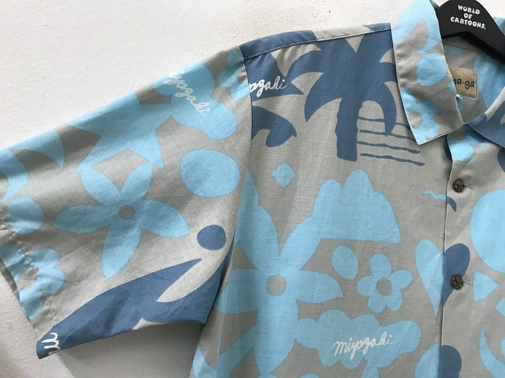Vintage i cha-ga Made in Japan Hawaiian Camp Collar Shirt Size US L / EU 52-54 / 3 - 10 Thumbnail