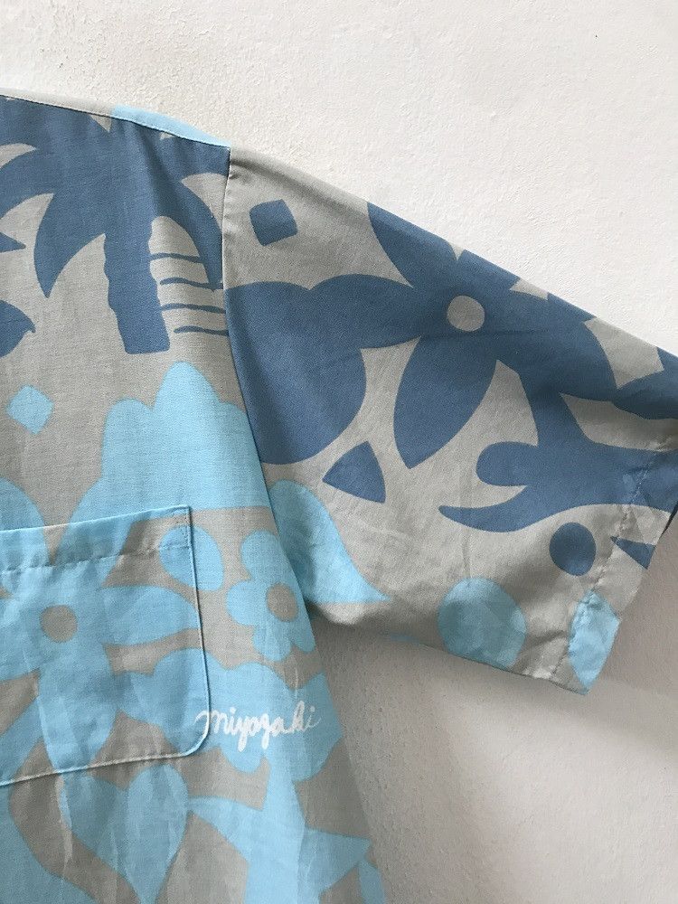 Vintage i cha-ga Made in Japan Hawaiian Camp Collar Shirt Size US L / EU 52-54 / 3 - 8 Thumbnail