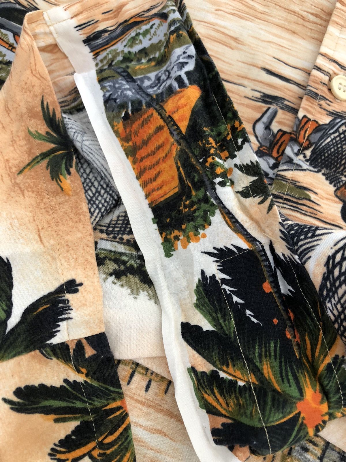 Japanese Brand × Vintage 60s 70s Hawaiian Shirt Lincoln Fisherman Island Size US S / EU 44-46 / 1 - 8 Thumbnail